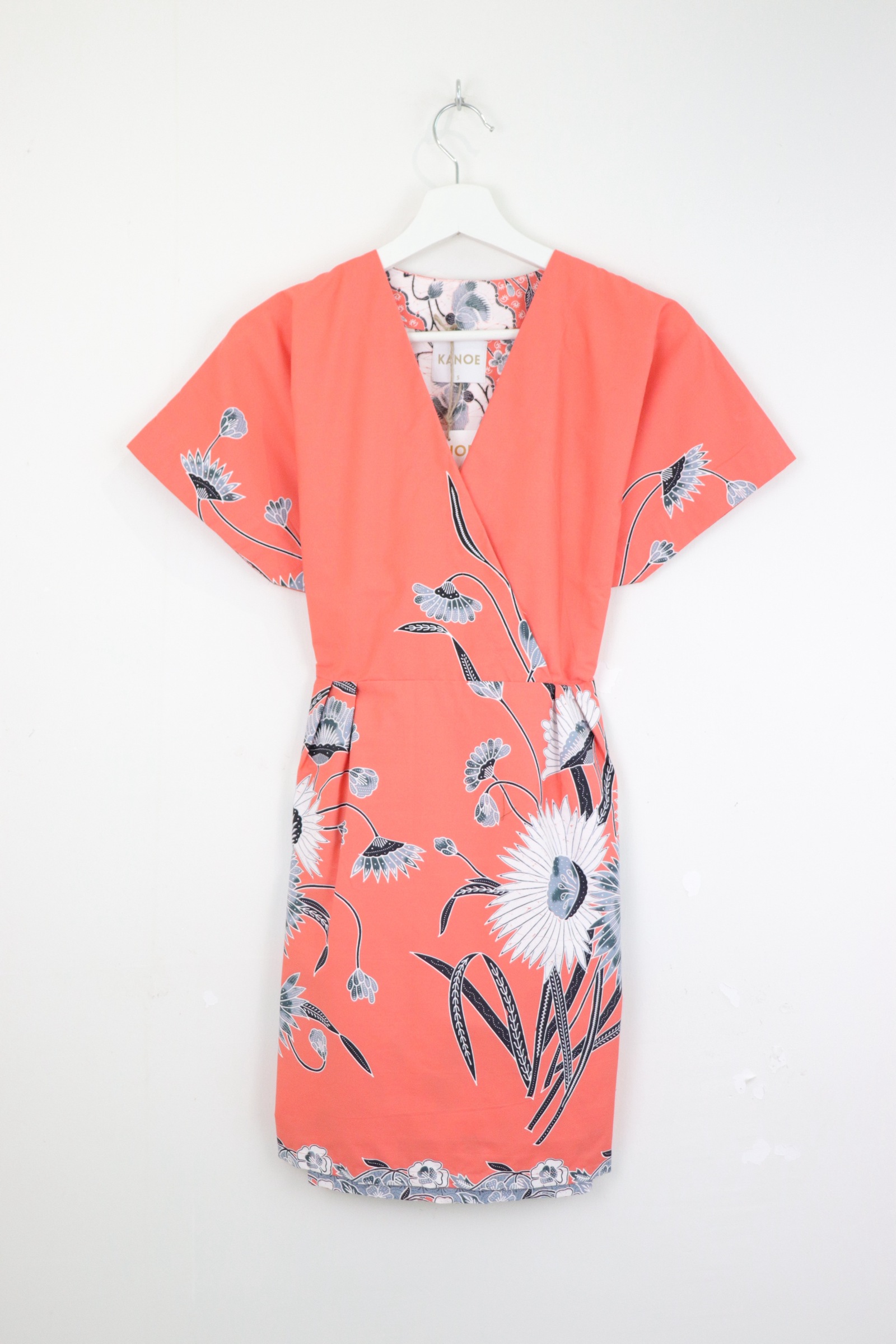 short kimono wrap dress Short Kimono Dress Pink