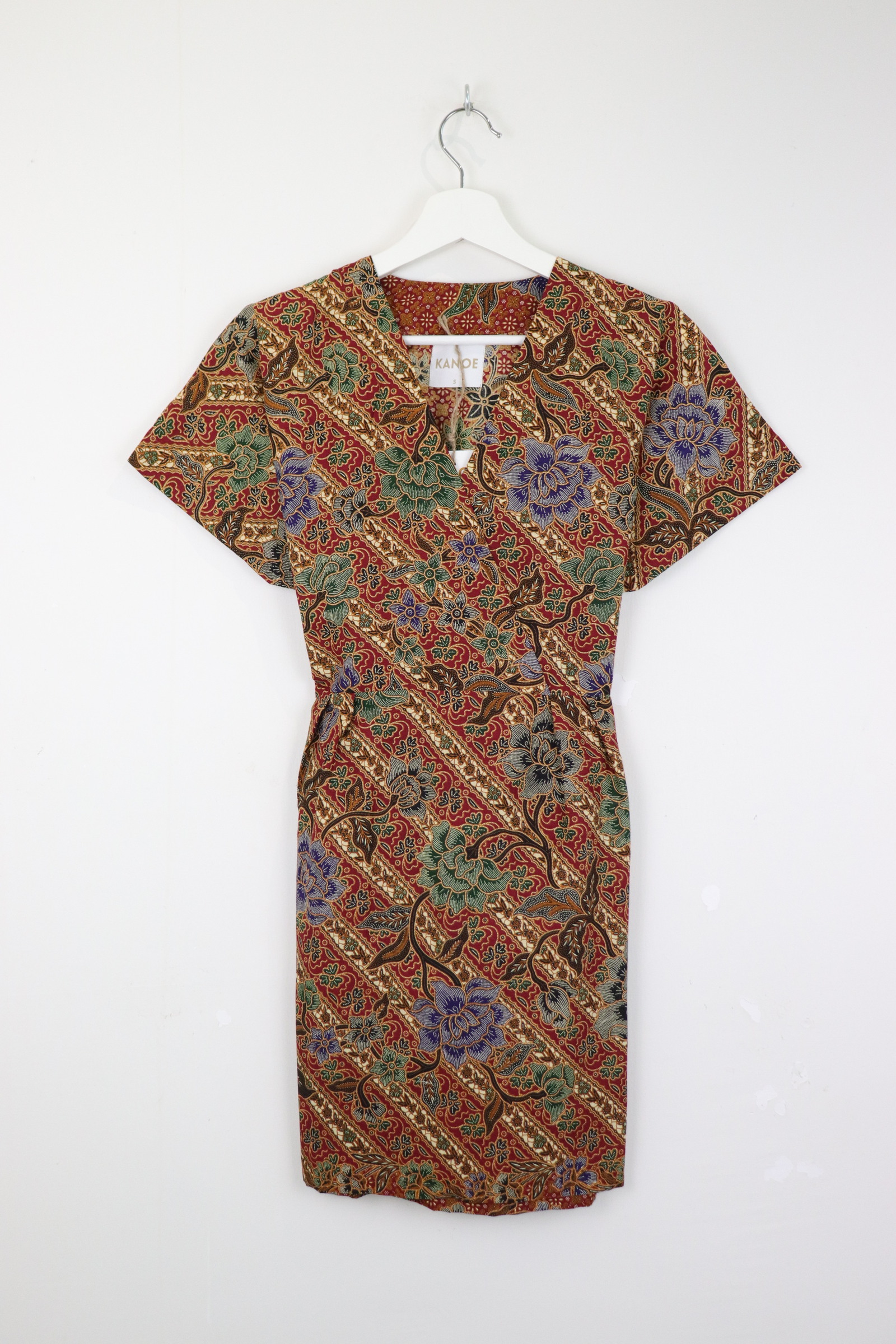 Kimono Wrap Dress [ Short ] - Walnut Rose