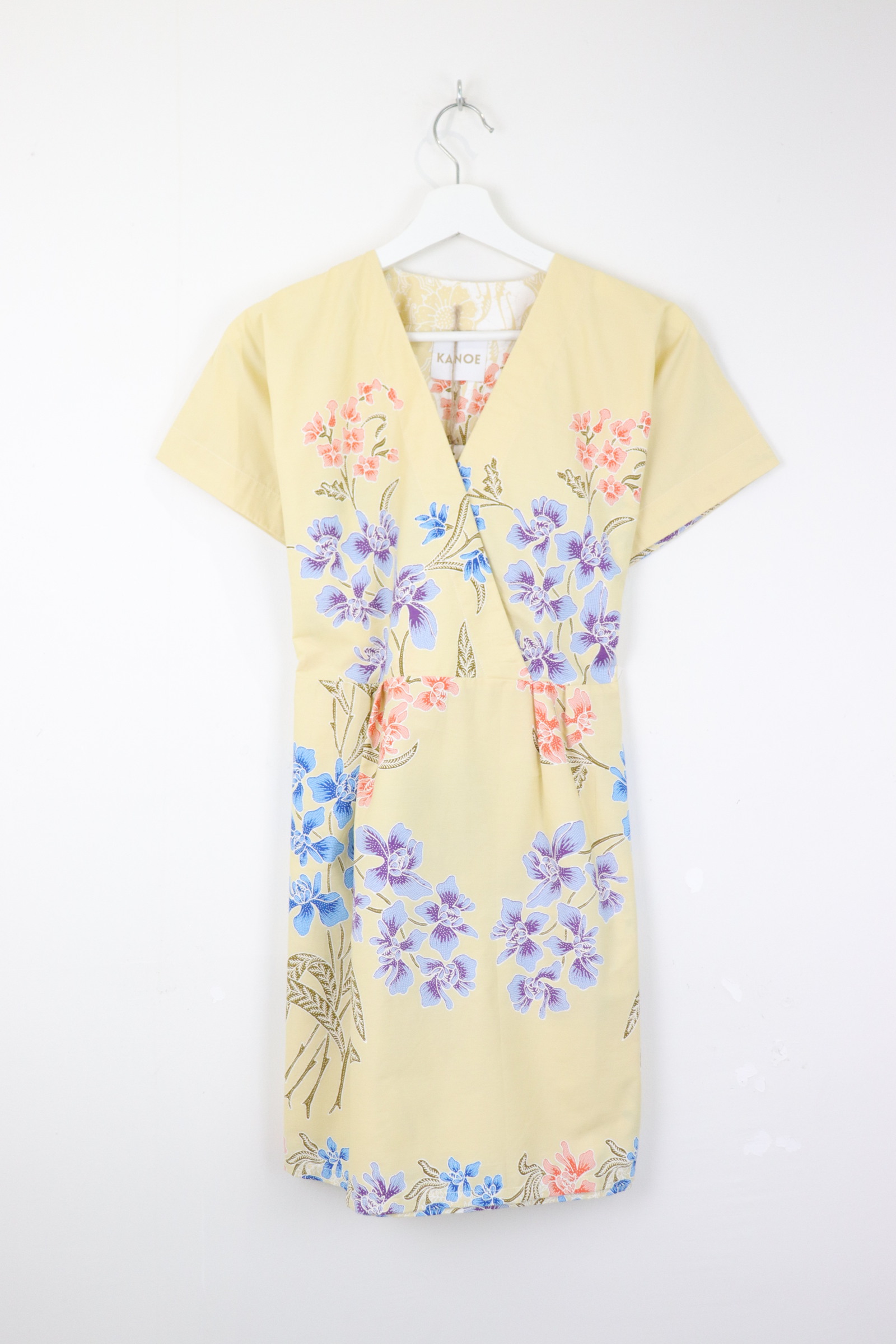Kimono Wrap Dress [ Short ] - Vanila Cream