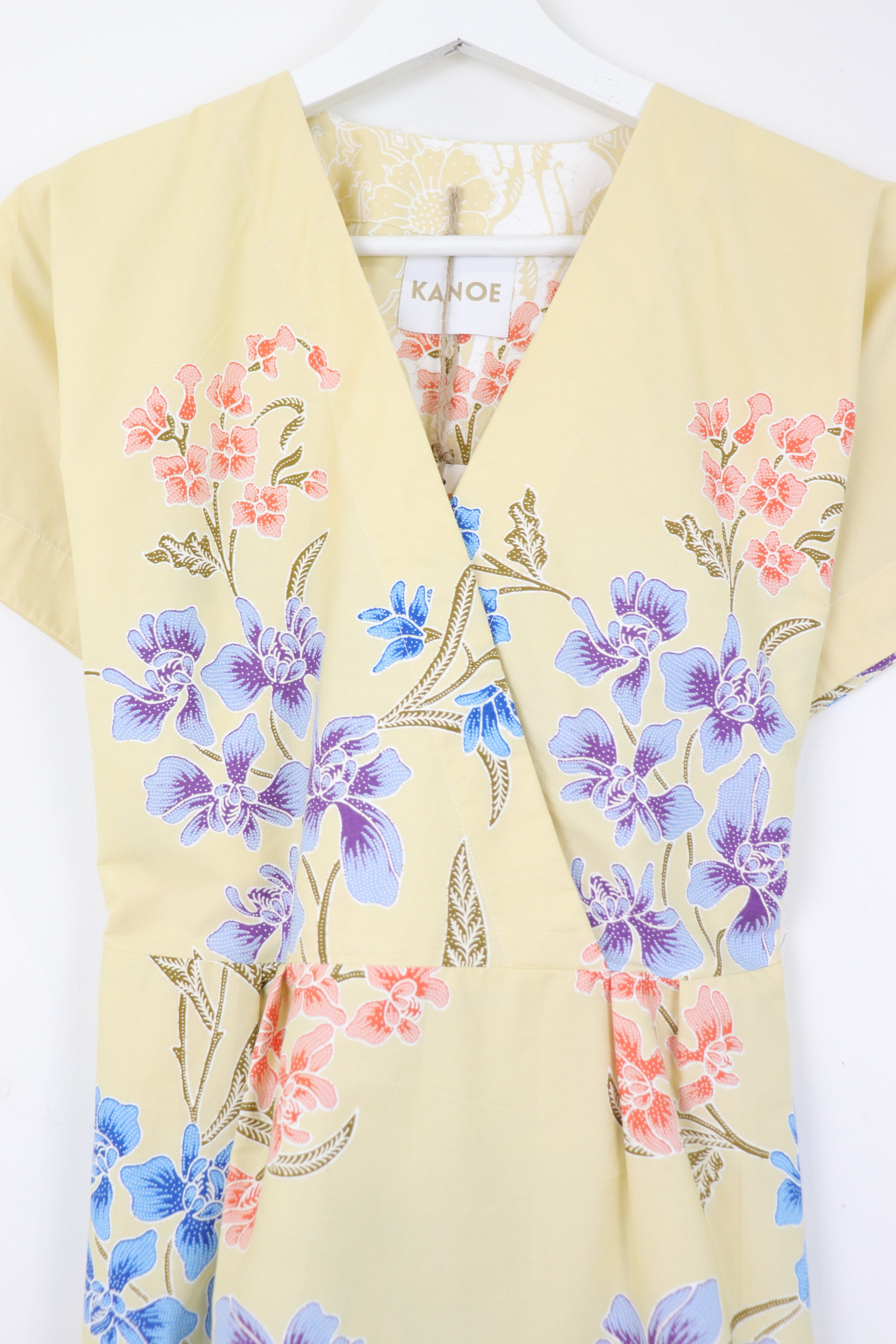 Kimono Wrap Dress [ Short ] - Vanila Cream