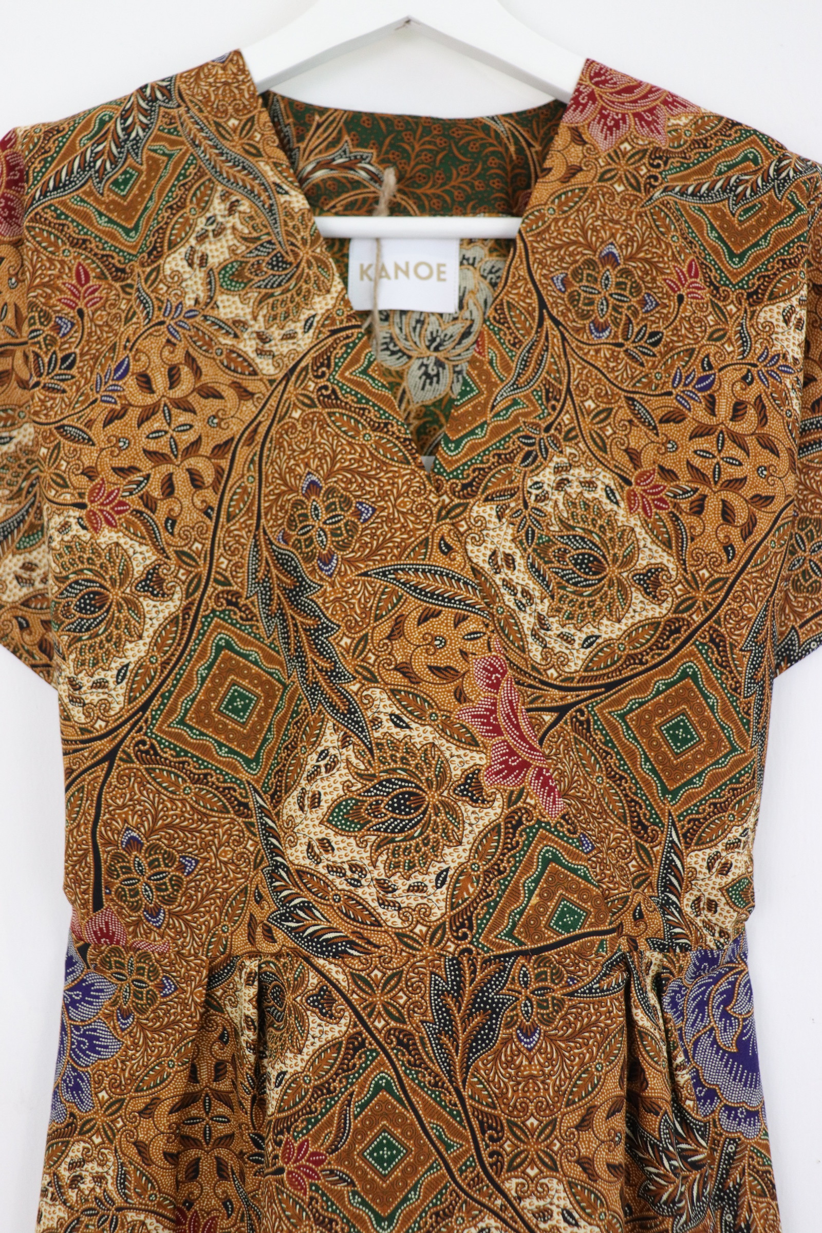 Kimono Wrap Dress [ Short ] - Twilight Fern