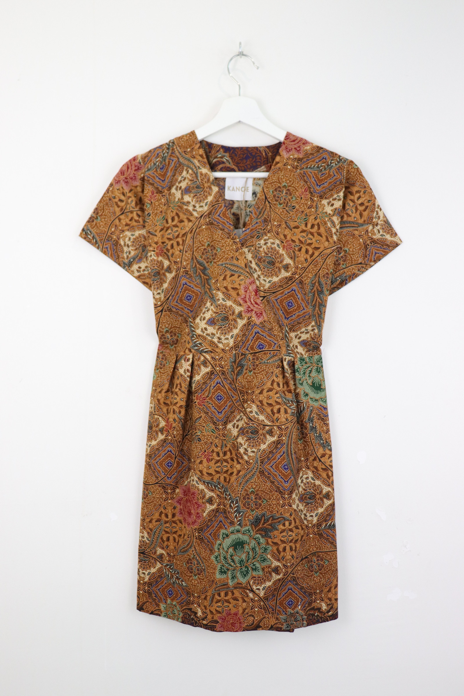 Kimono Wrap Dress [ Short ] - Midnight Iris 