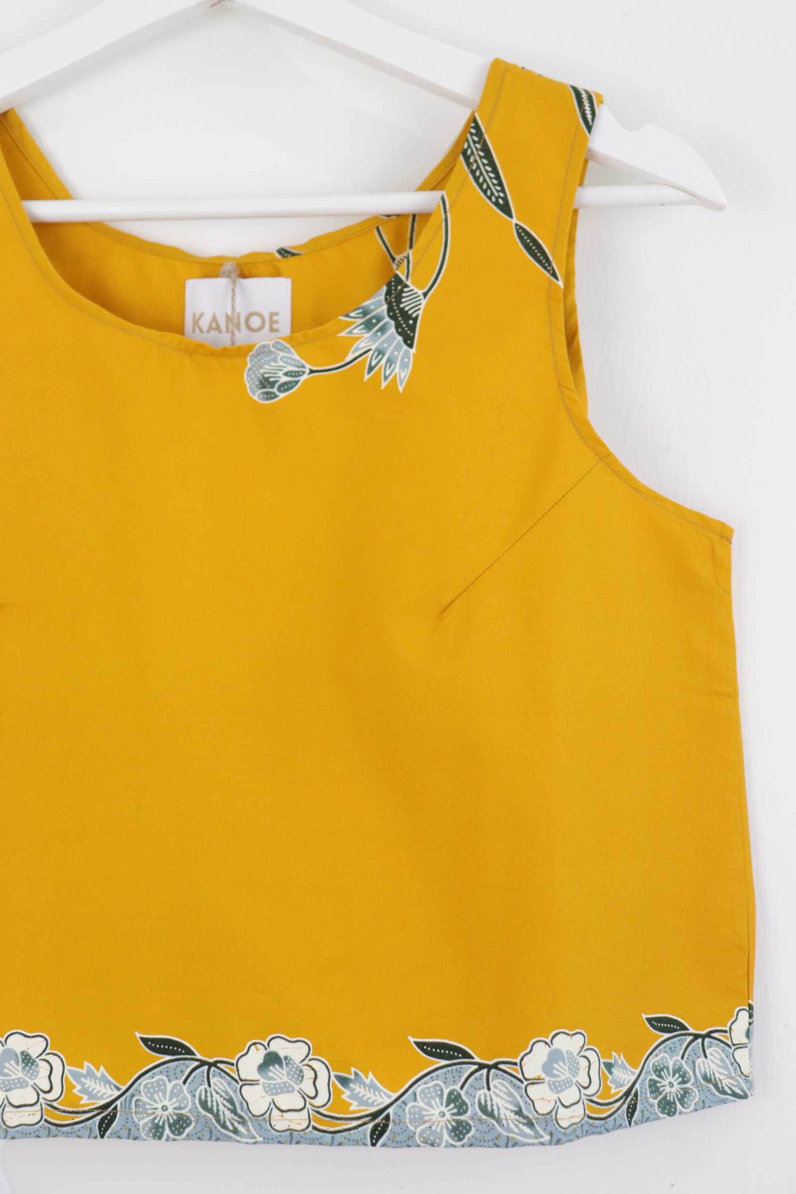 Batik Tank Top - Lemon Zest [ S ]
