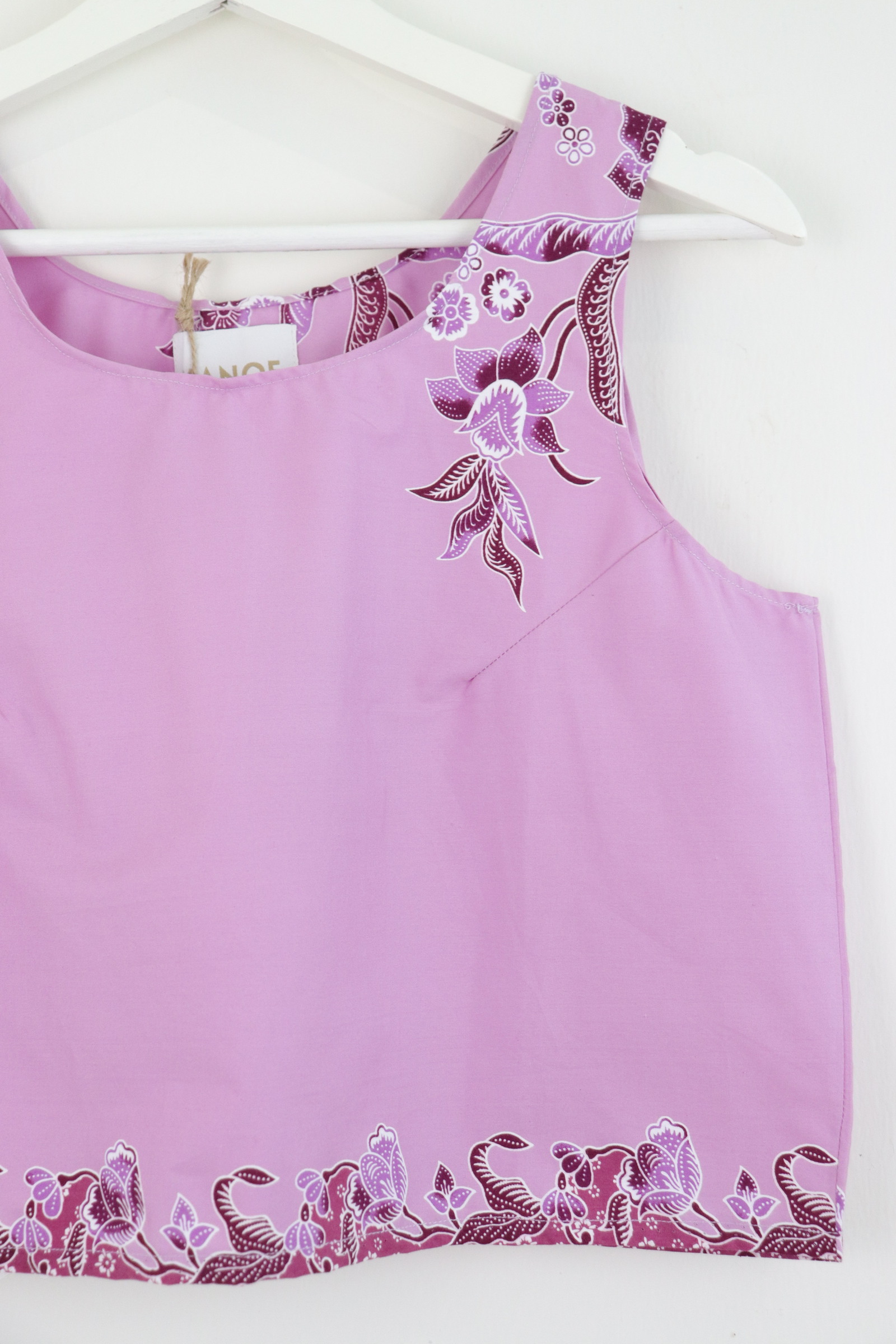 Batik Tank Top - Lavender Plum [ S ]
