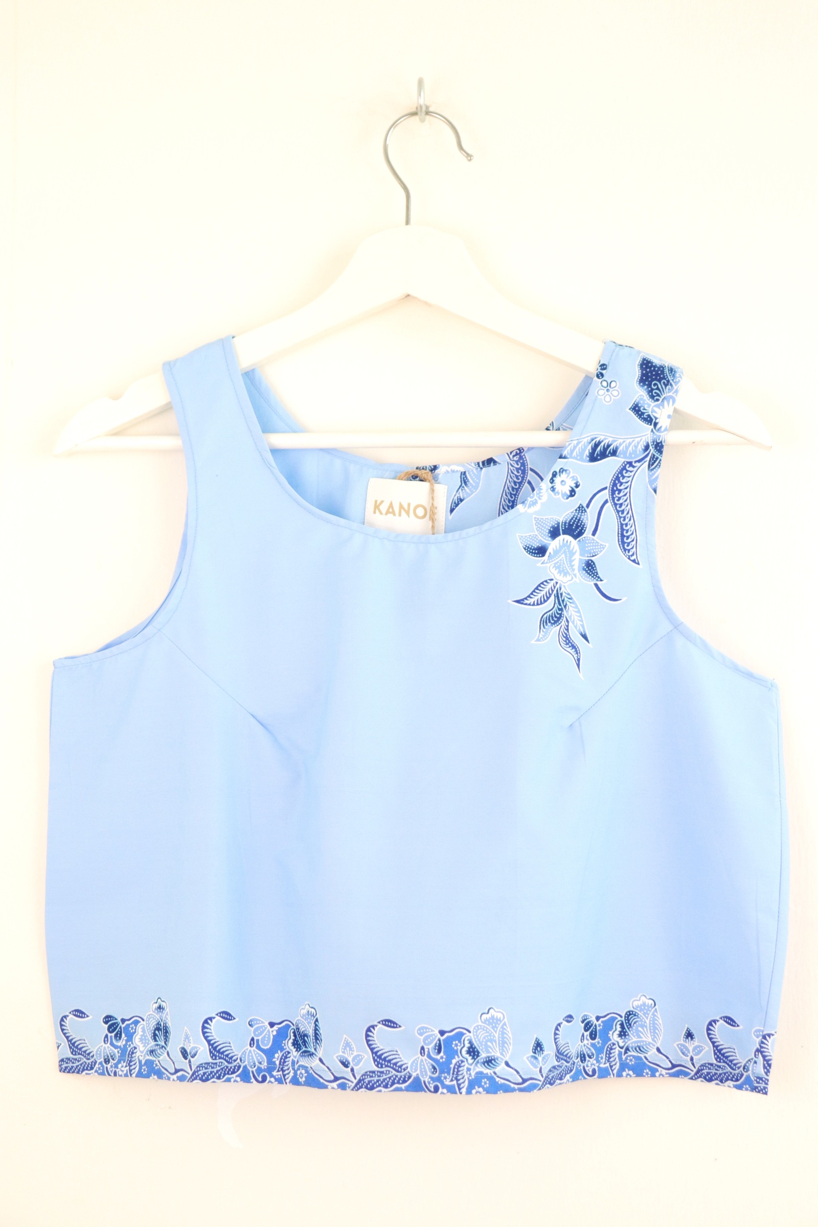 Batik Tank Top - Sky Blue [ S ]