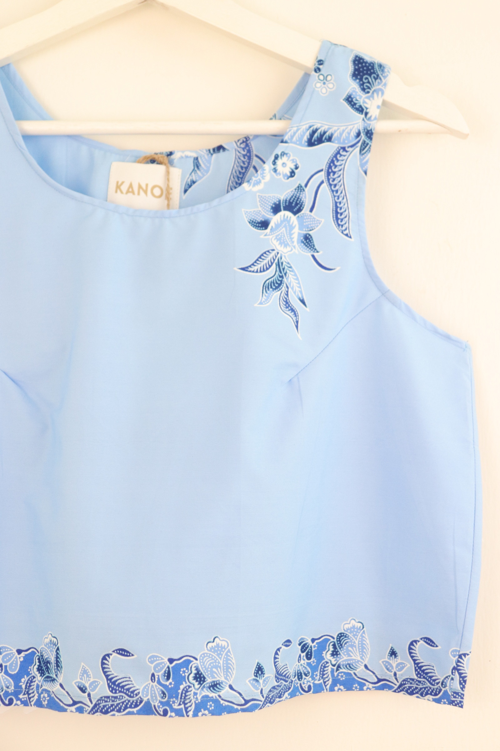 Batik Tank Top - Sky Blue [ S ]