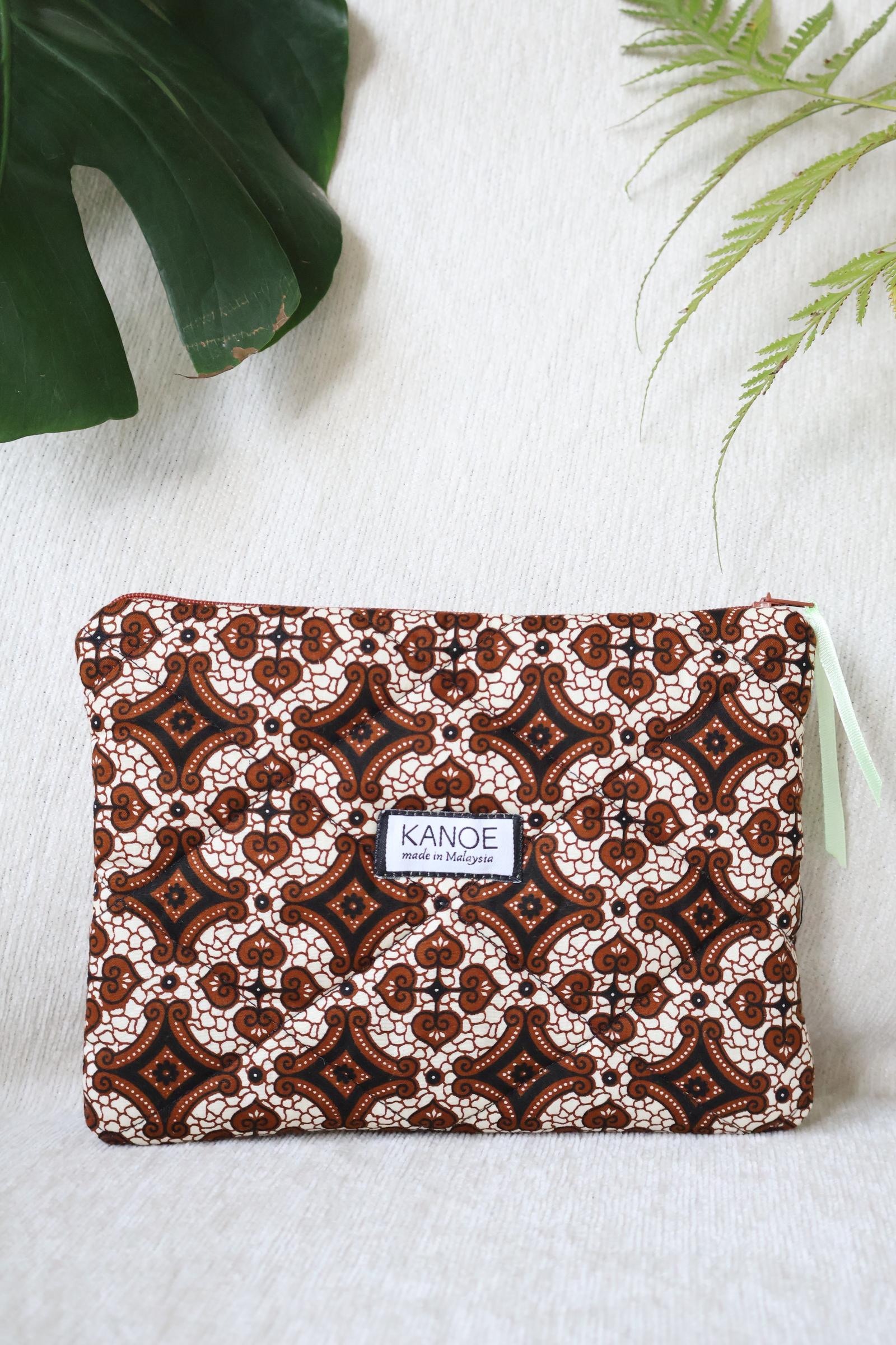 Quilted Batik Pouch - Cendana