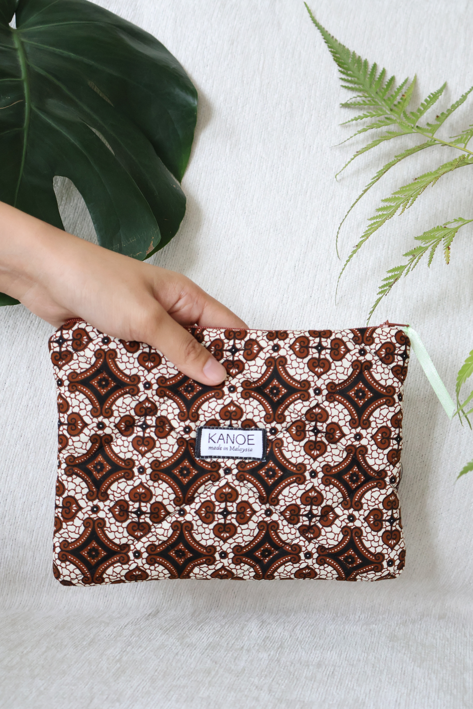 Quilted Batik Pouch - Cendana