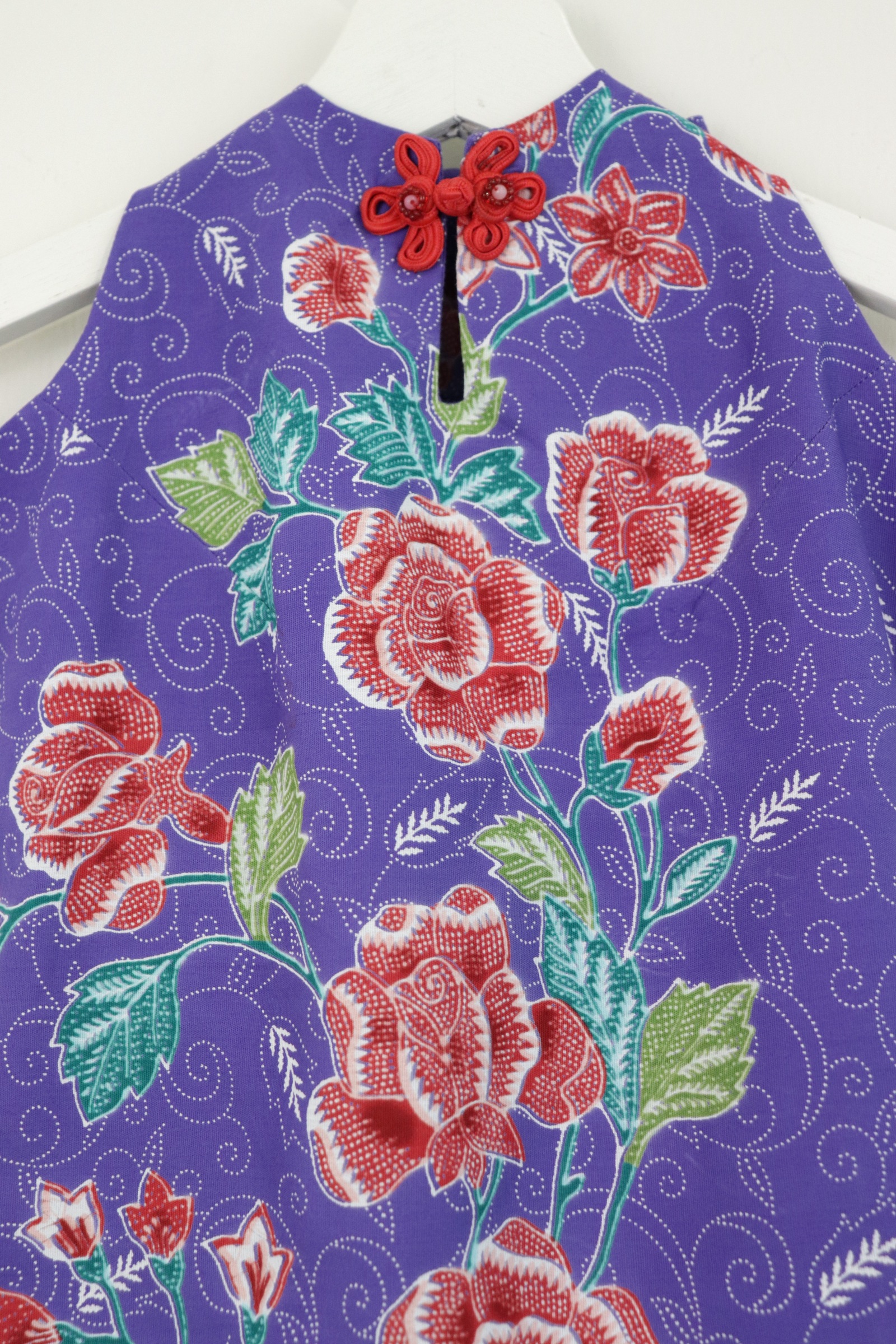 C.C. Halter Batik Top -  Petal Plum [ XS ] 