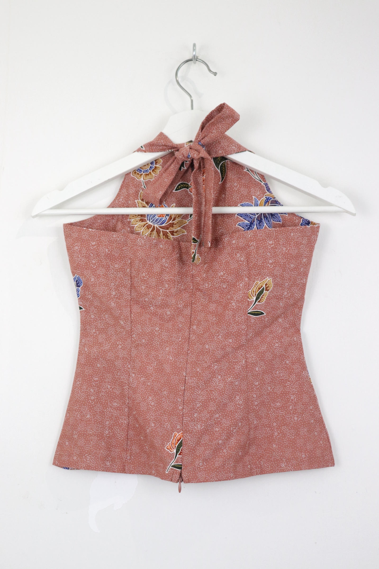 C.C. Halter Batik Top - Peachy Blush [ XS ] 