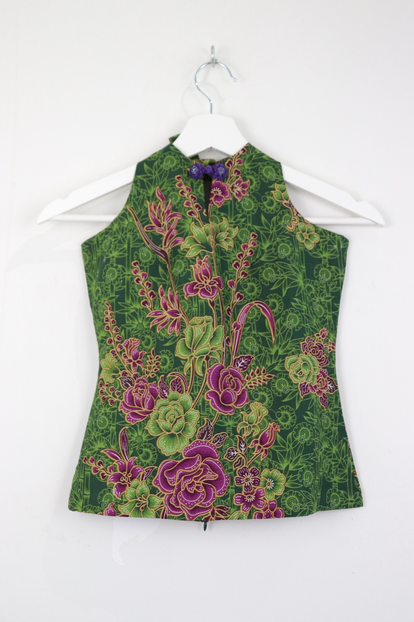 C.C. Halter Batik Top - Jade Bliss [ XS ] 