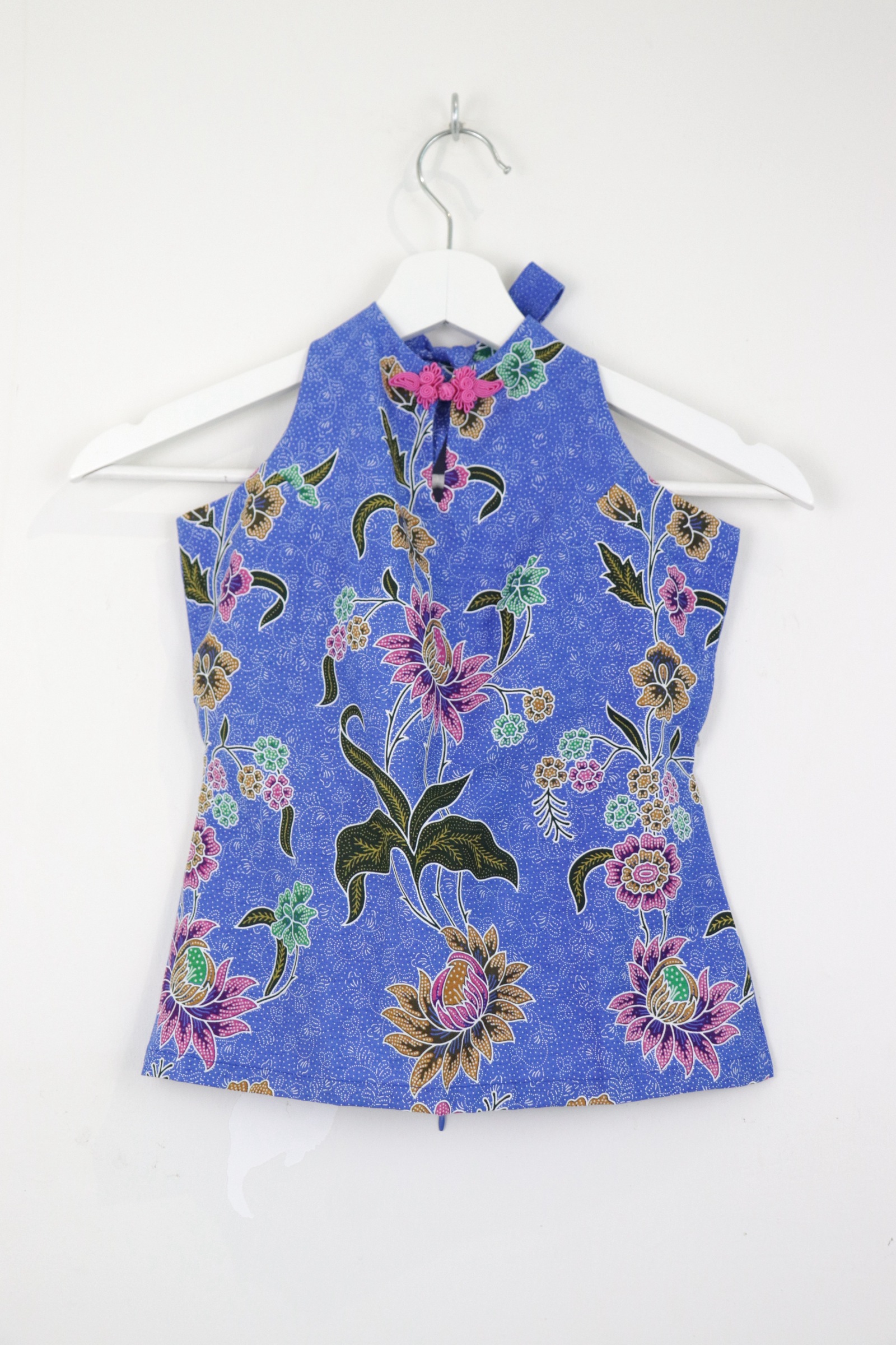 C.C. Halter Batik Top - Bluebell [ XS ] 
