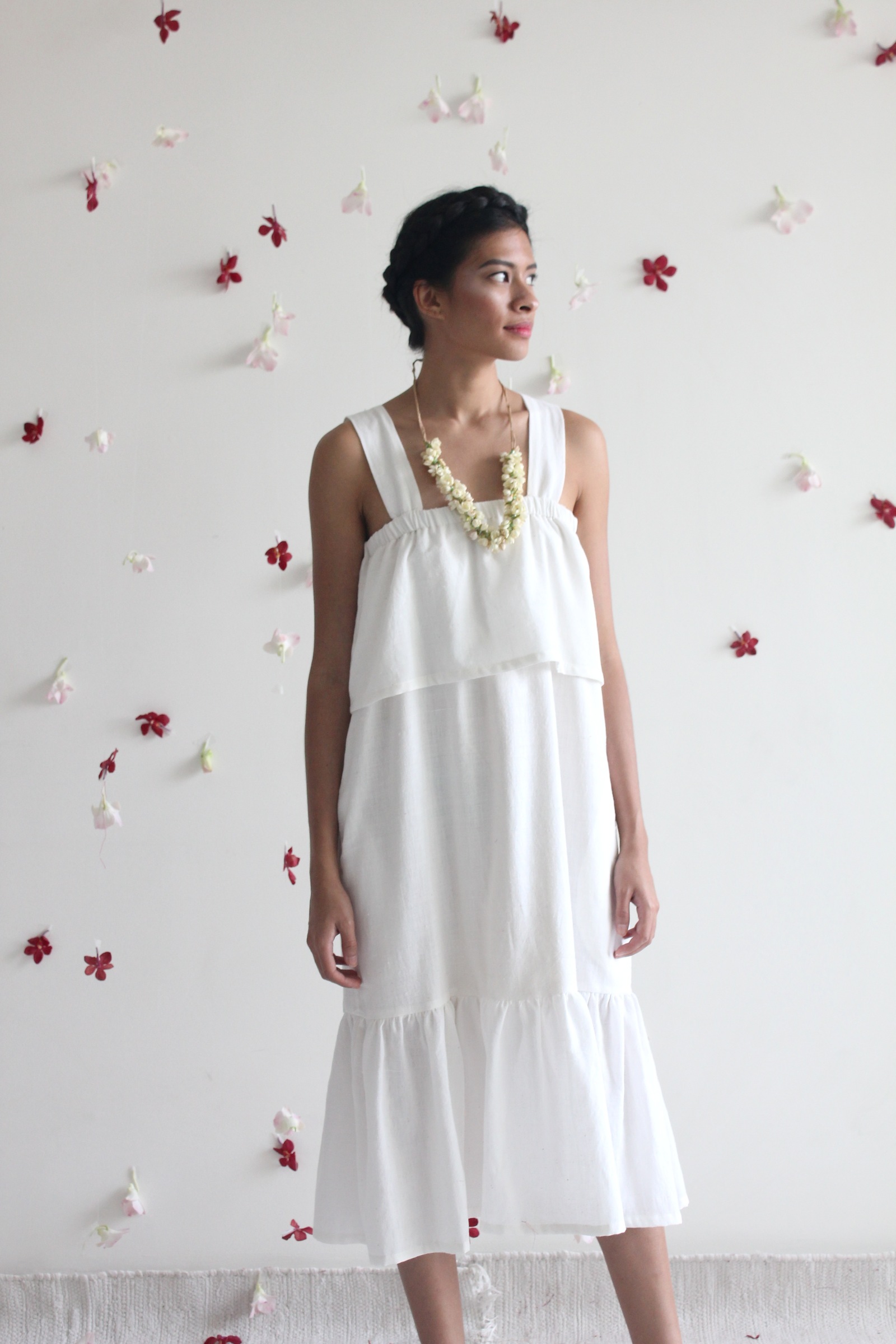 Pure Putih Khadi Dress