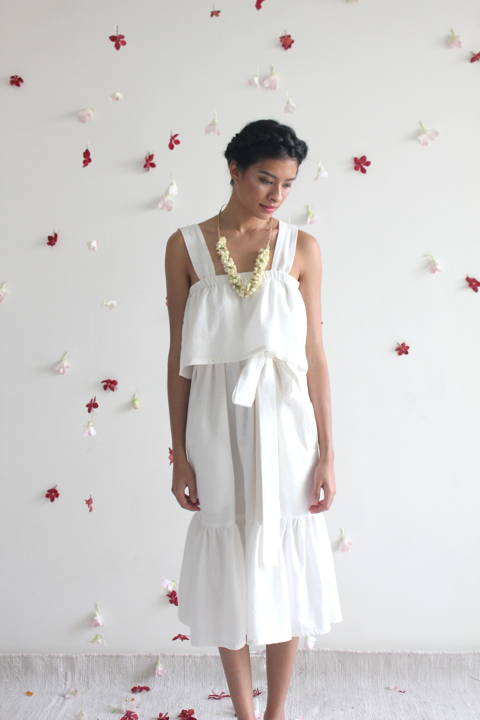 Pure Putih Khadi Dress