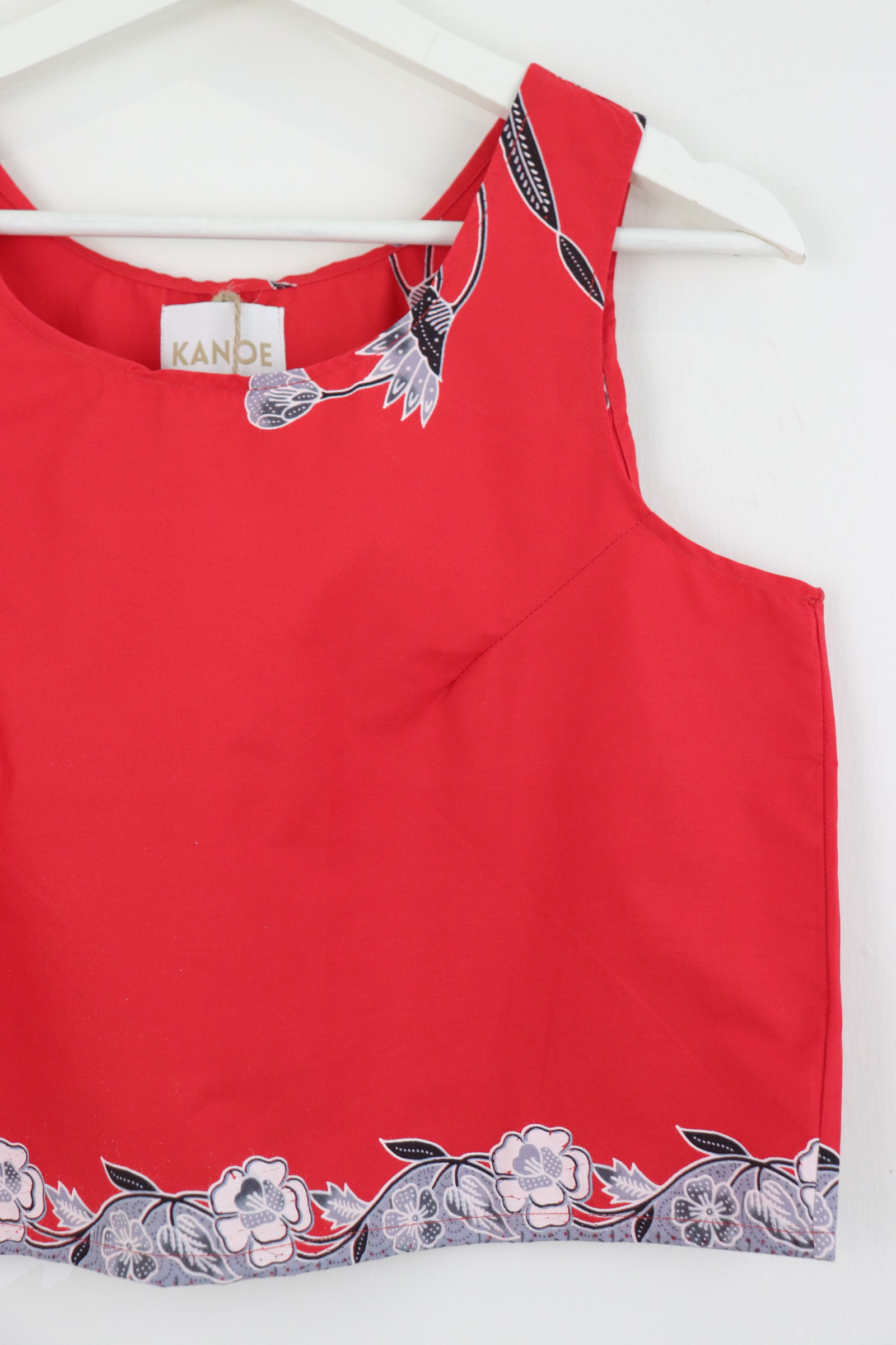 Batik Tank Top - Hibiscus Lush [ S ]