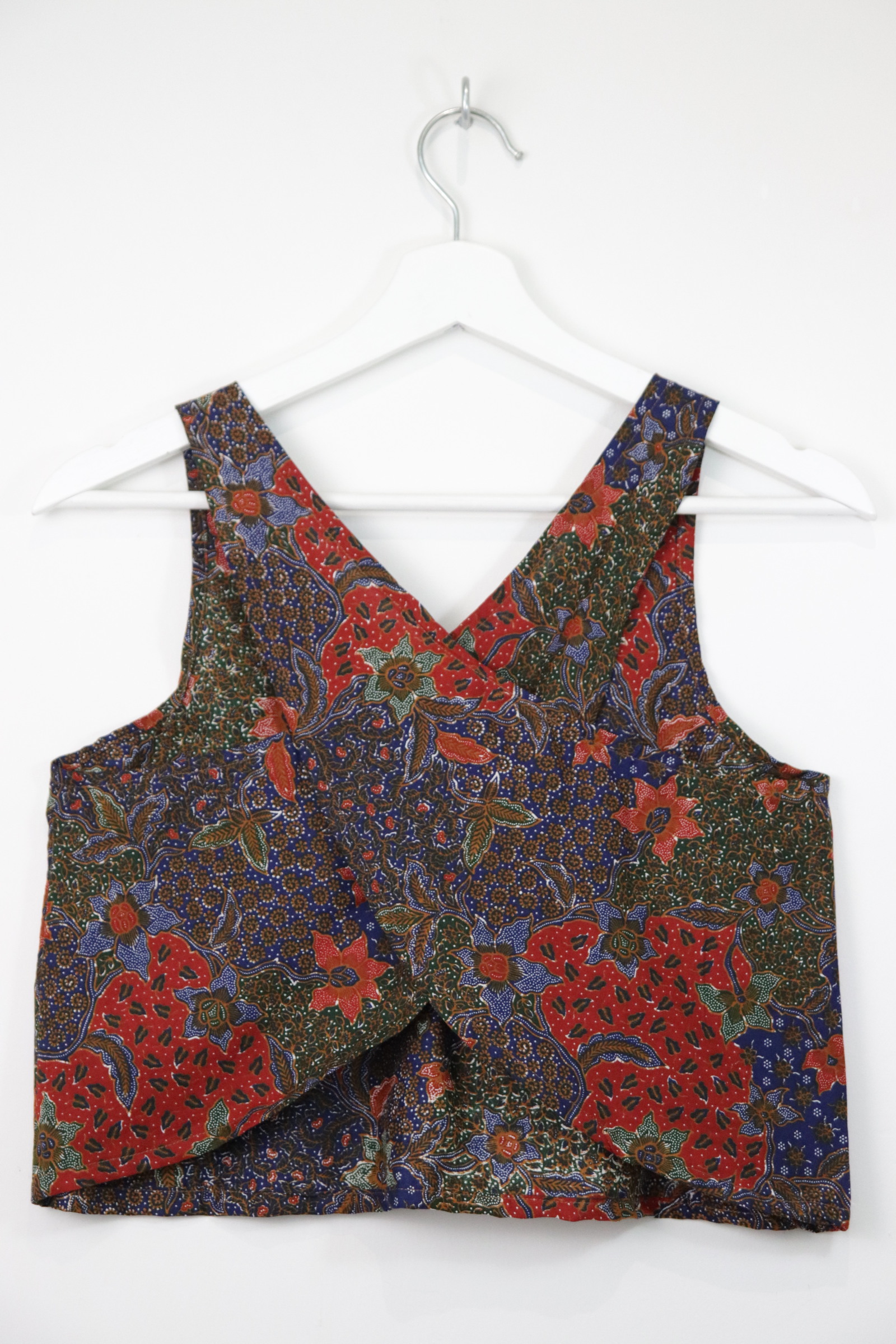 Crossback Batik Top -  Blueberry Jam