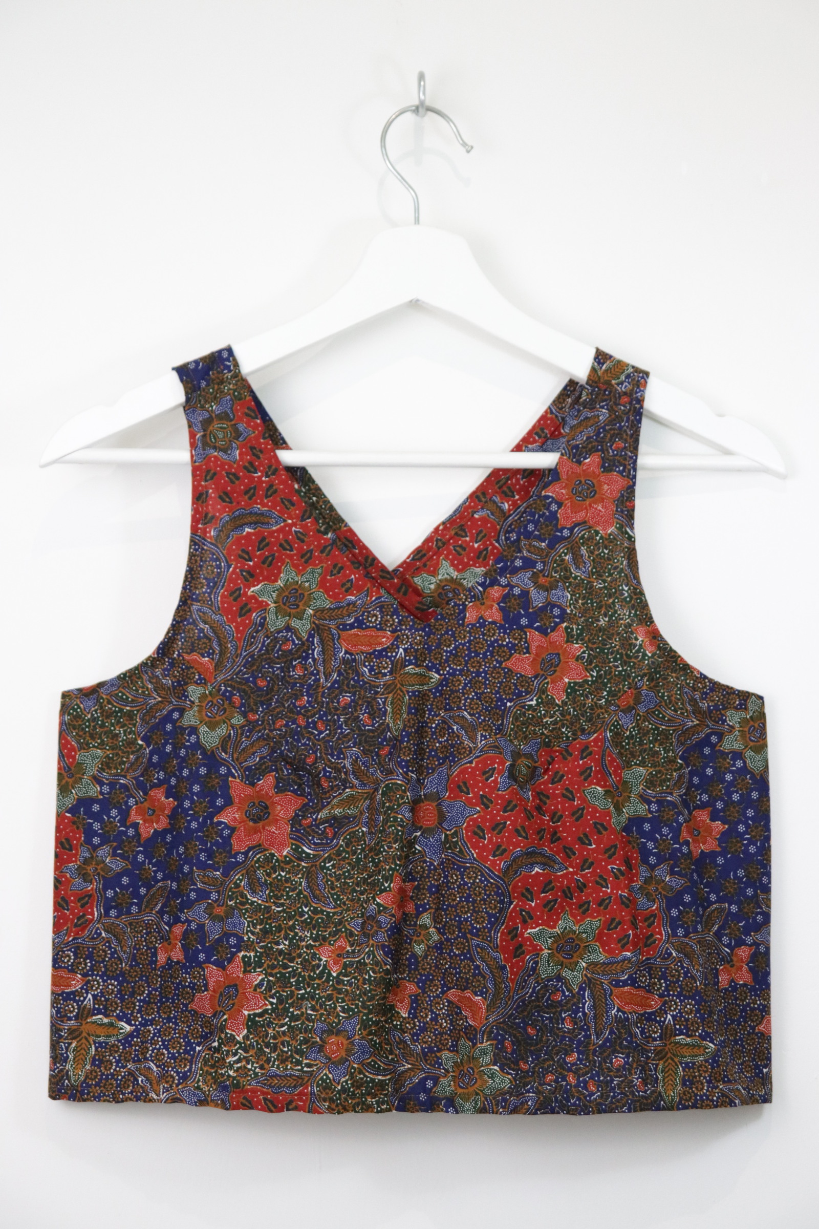 Crossback Batik Top -  Blueberry Jam
