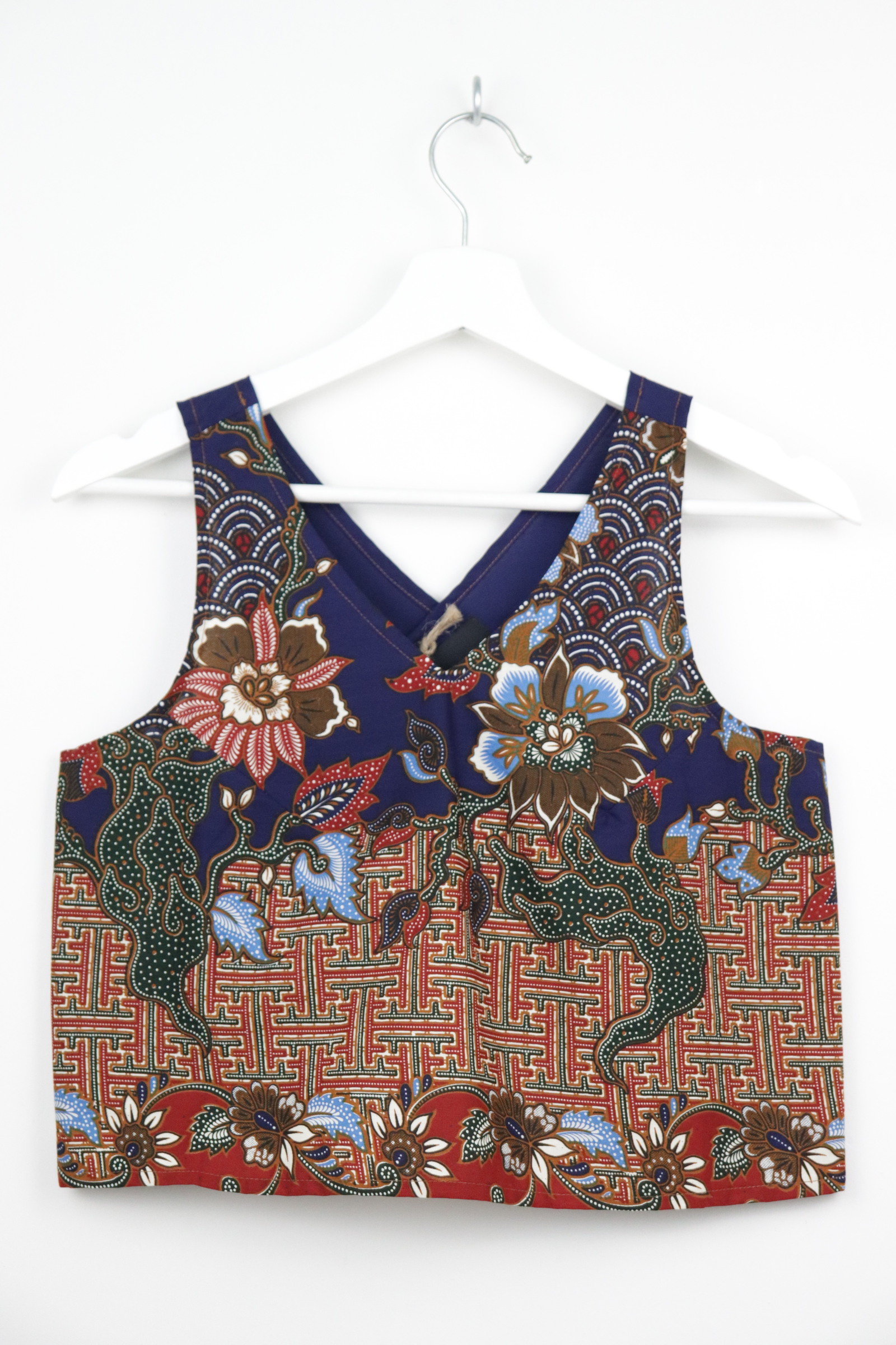 Crossback Batik Top - Berry Bliss [ M ]