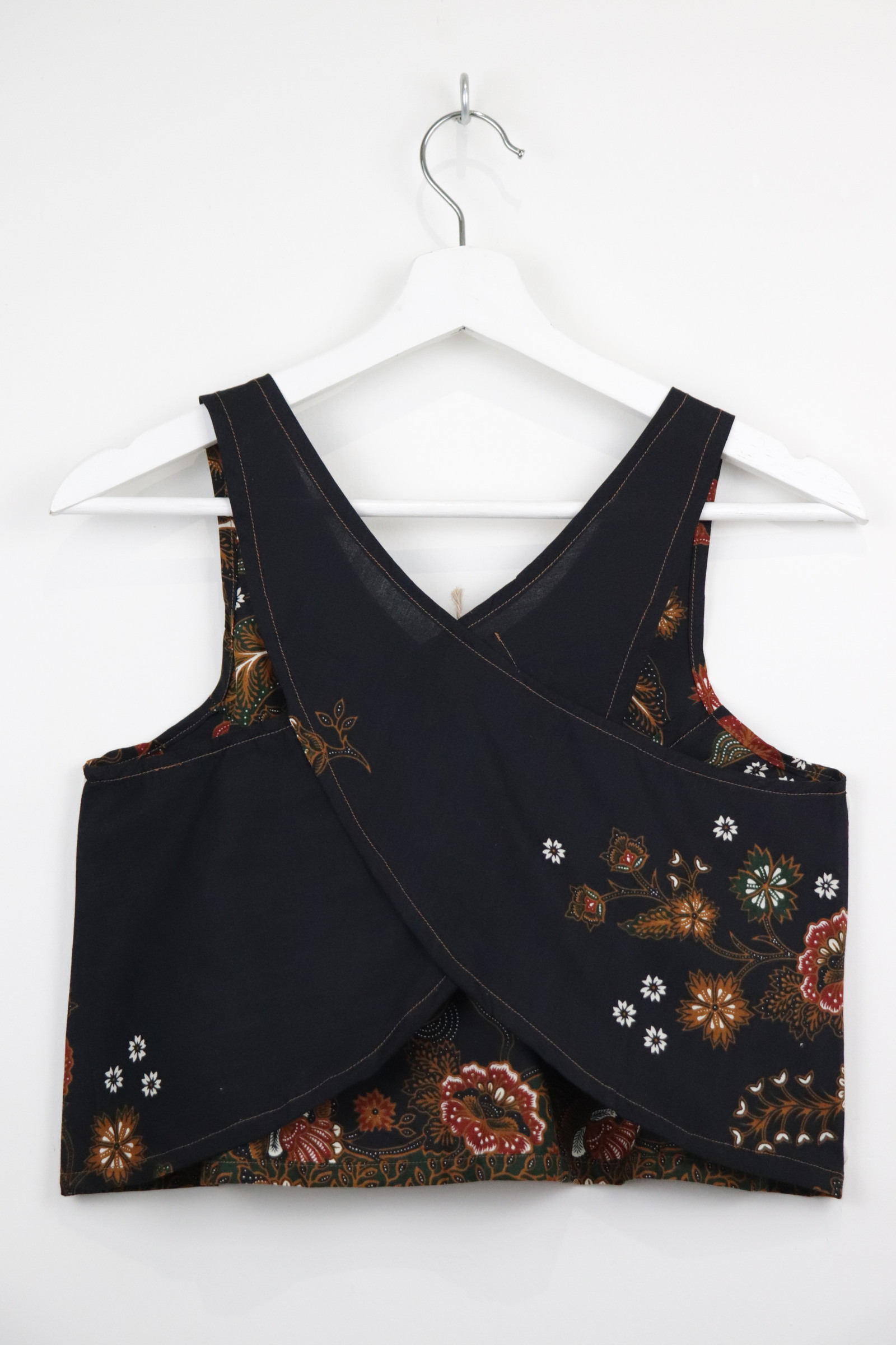 Crossback Batik Top - Americano [ S ]