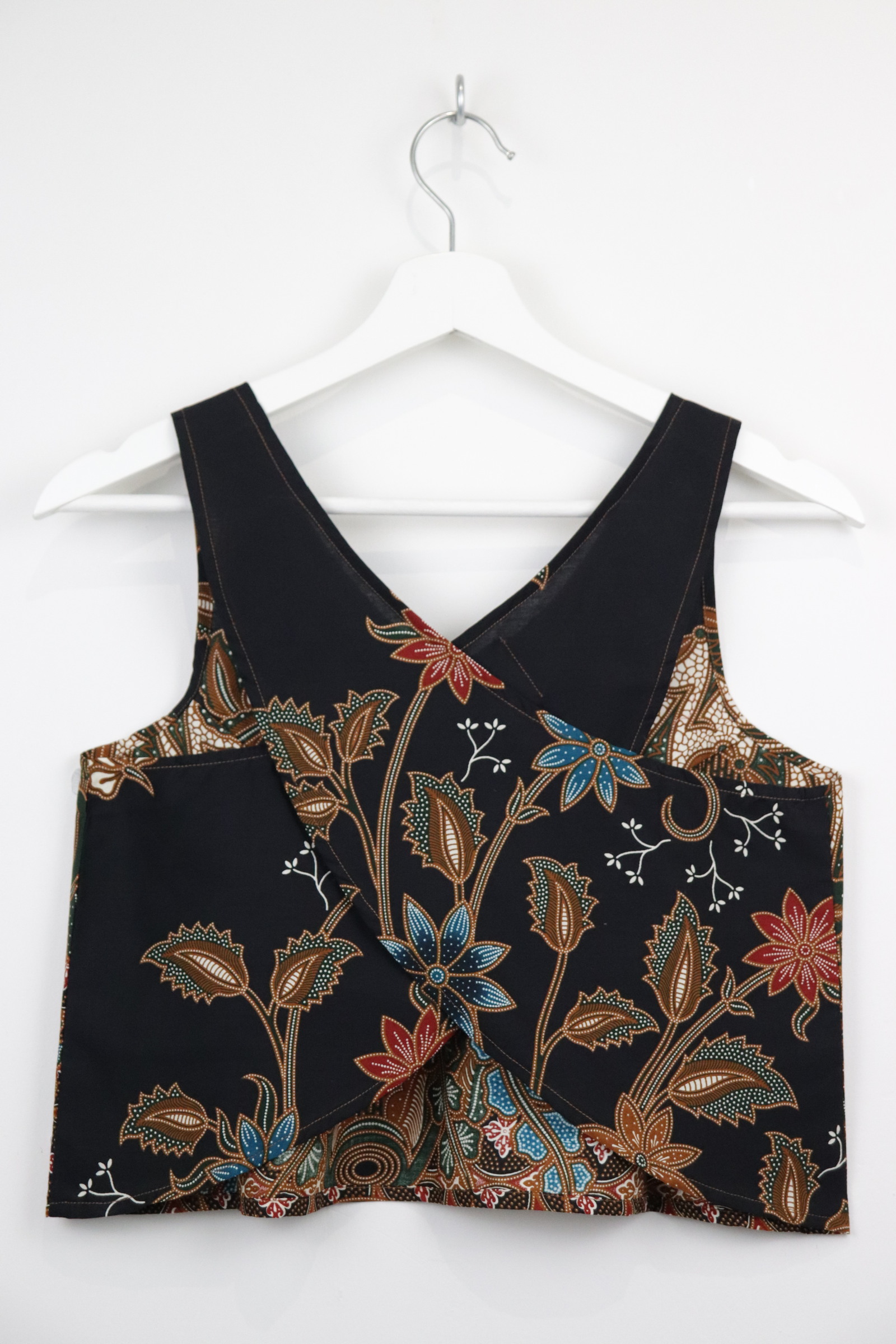 Crossback Batik Top - Choco Swirl 