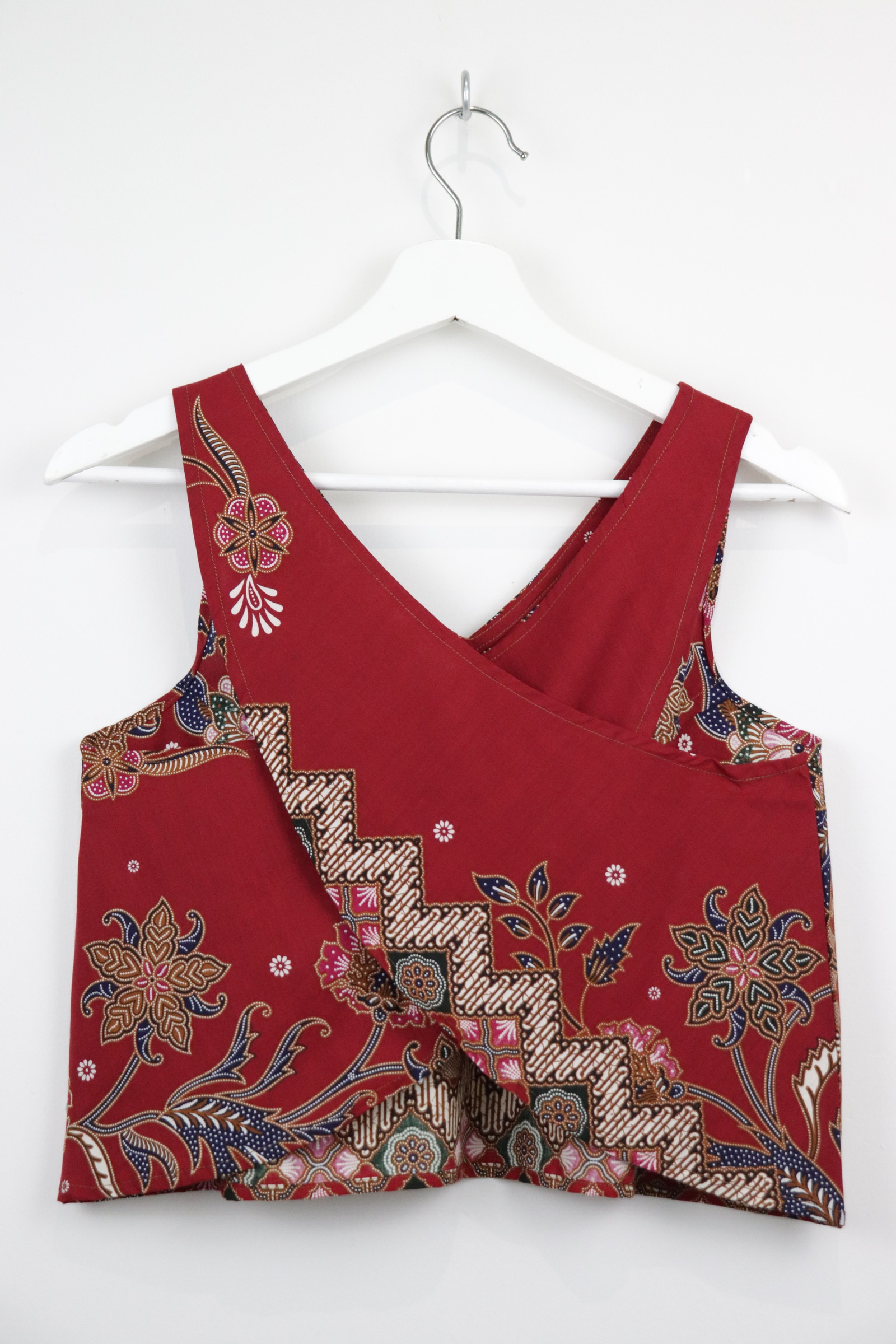 Crossback Batik Top - Watermelon Sorbet 