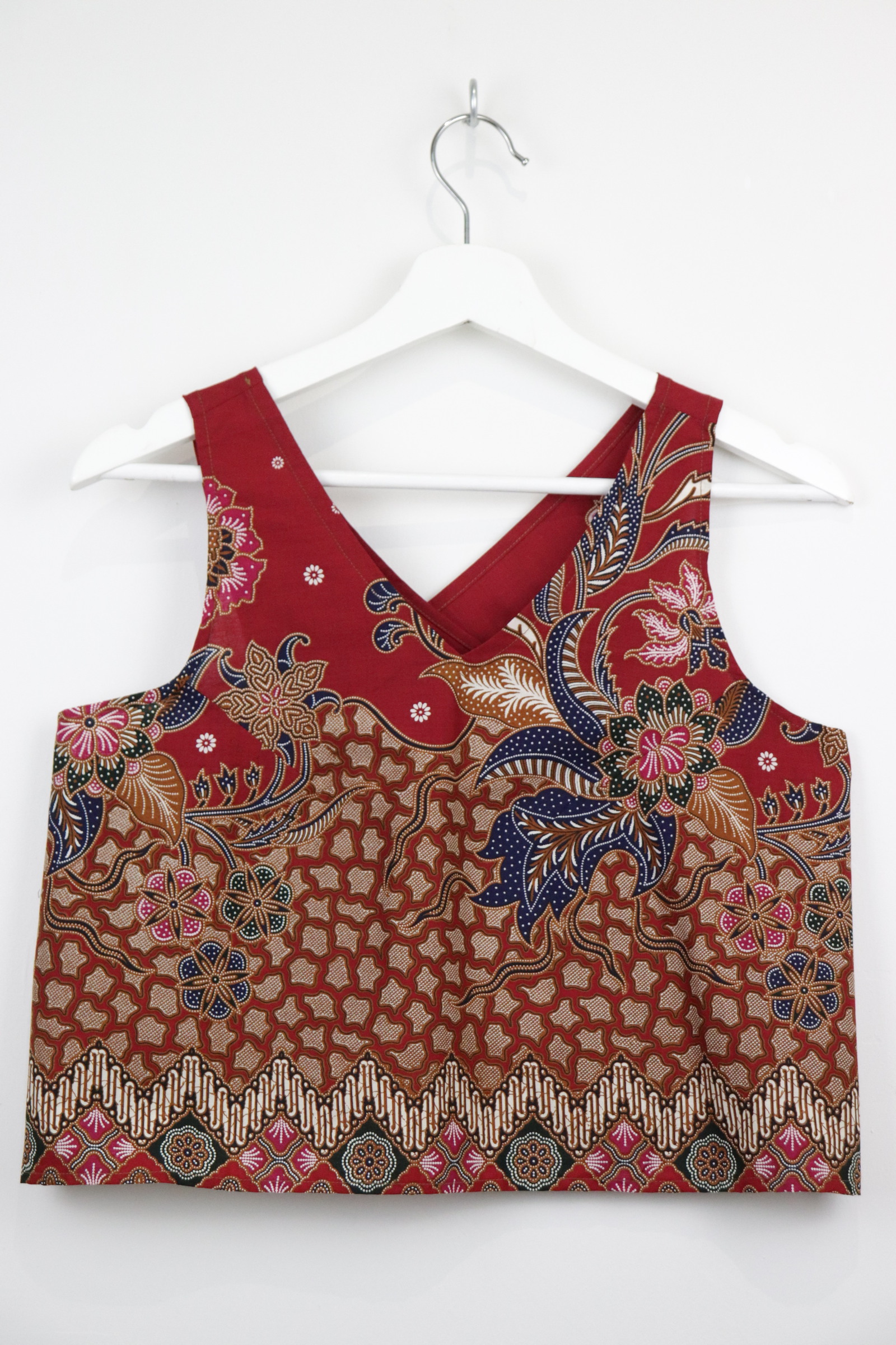 Crossback Batik Top - Watermelon Sorbet 