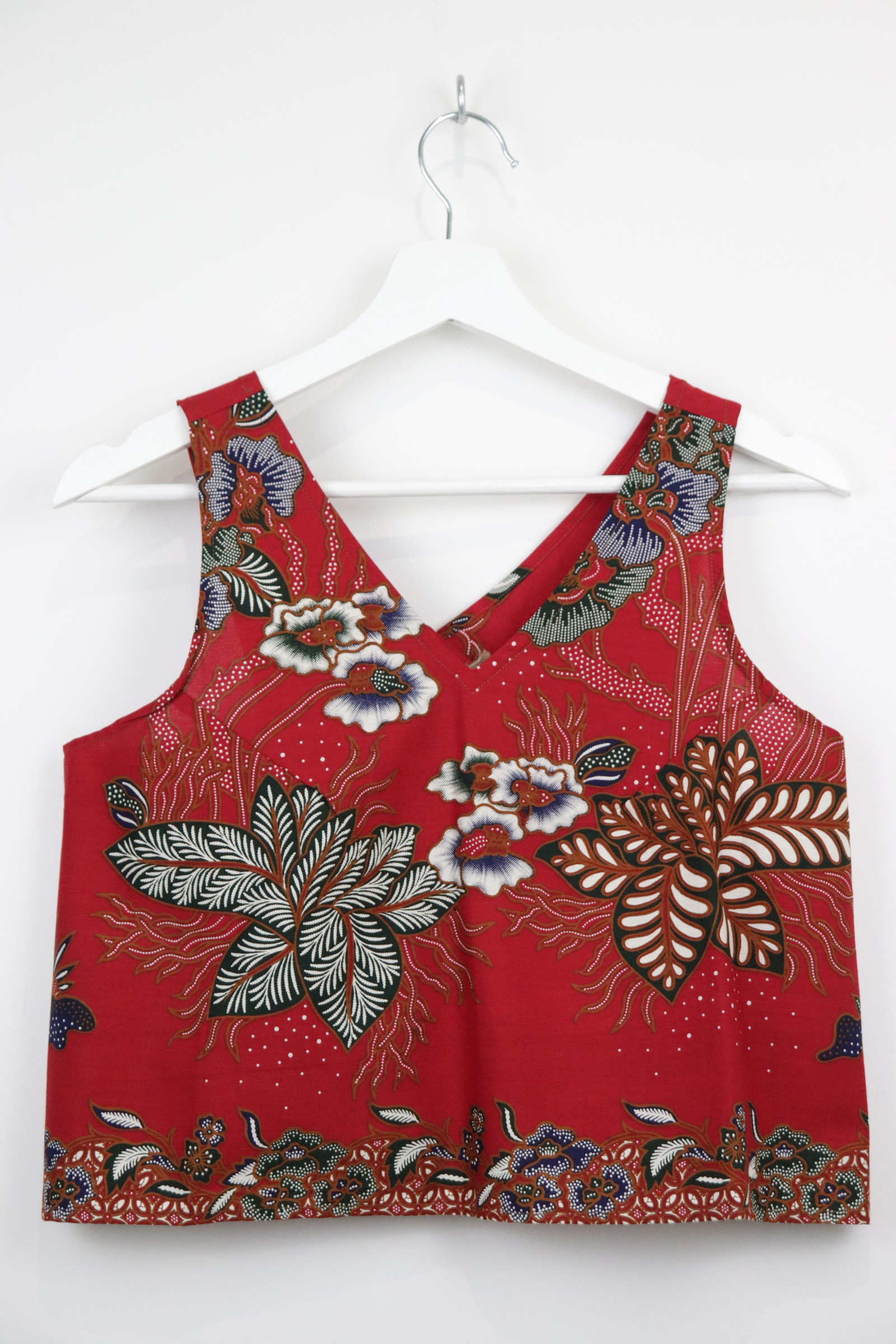 Crossback Batik Top - Cherry Pie [ S ]