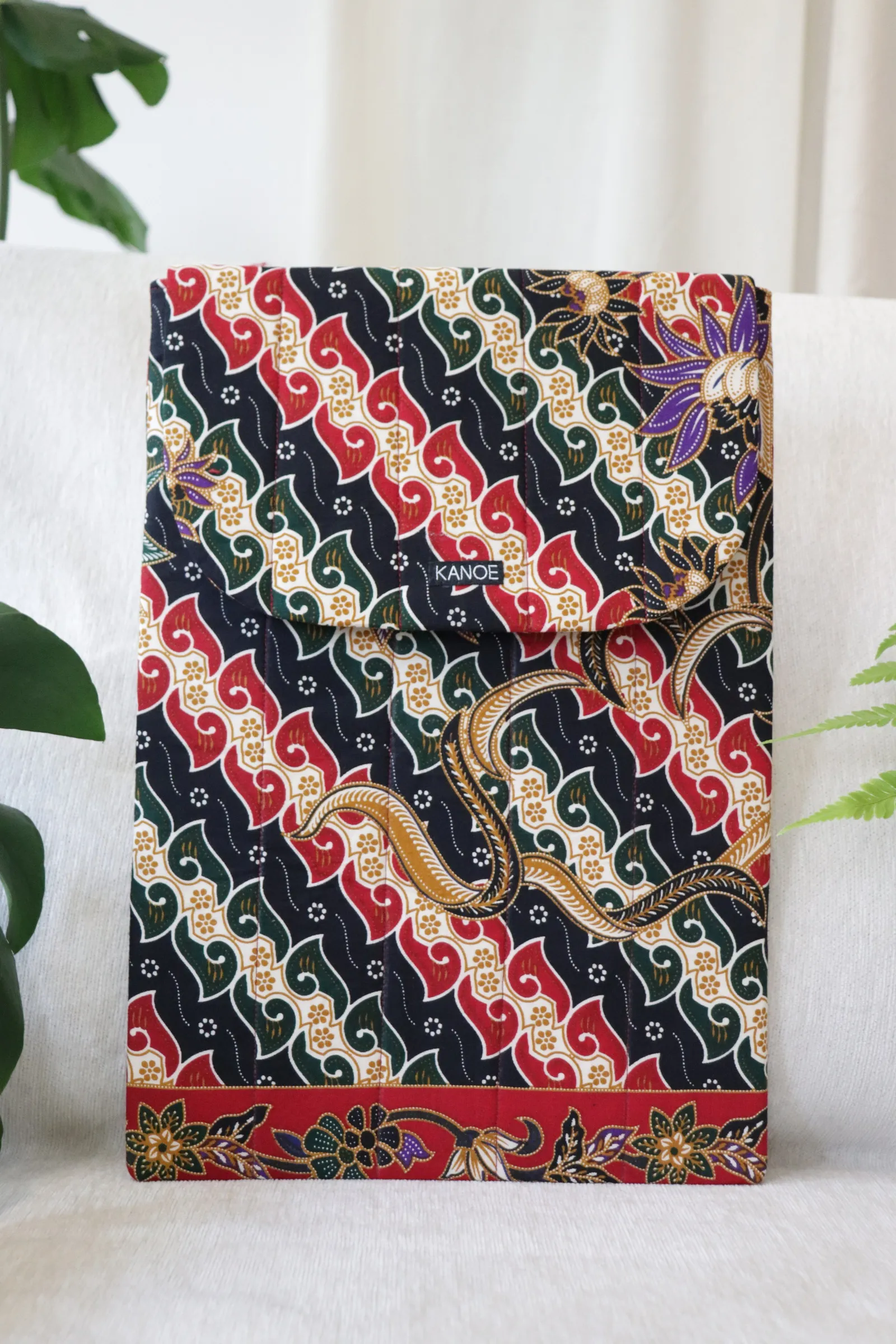 Batik Laptop Bag - Berry Blaze