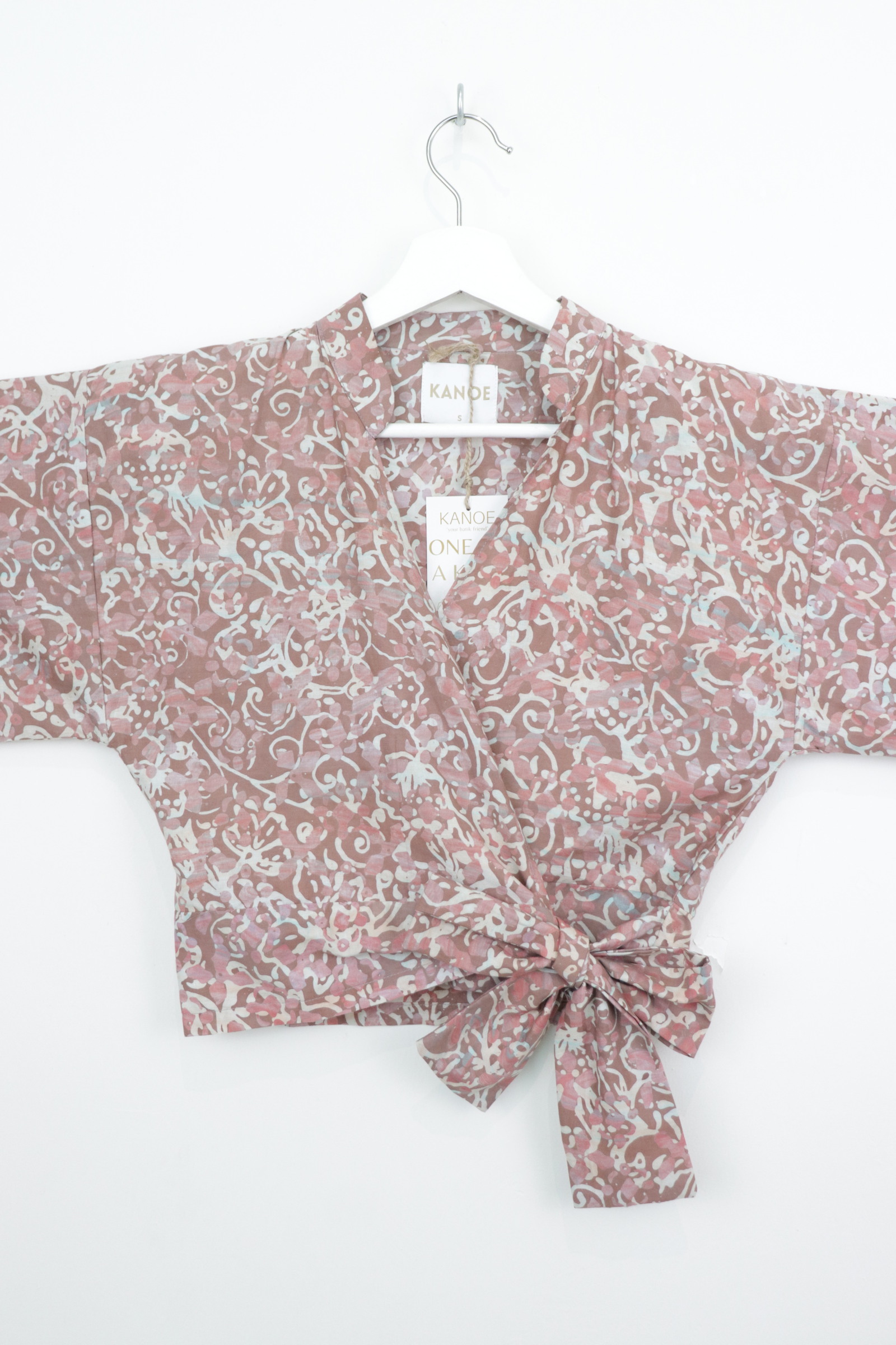 Kimono Wrap Top - Peach Glow [ Handmade ] 