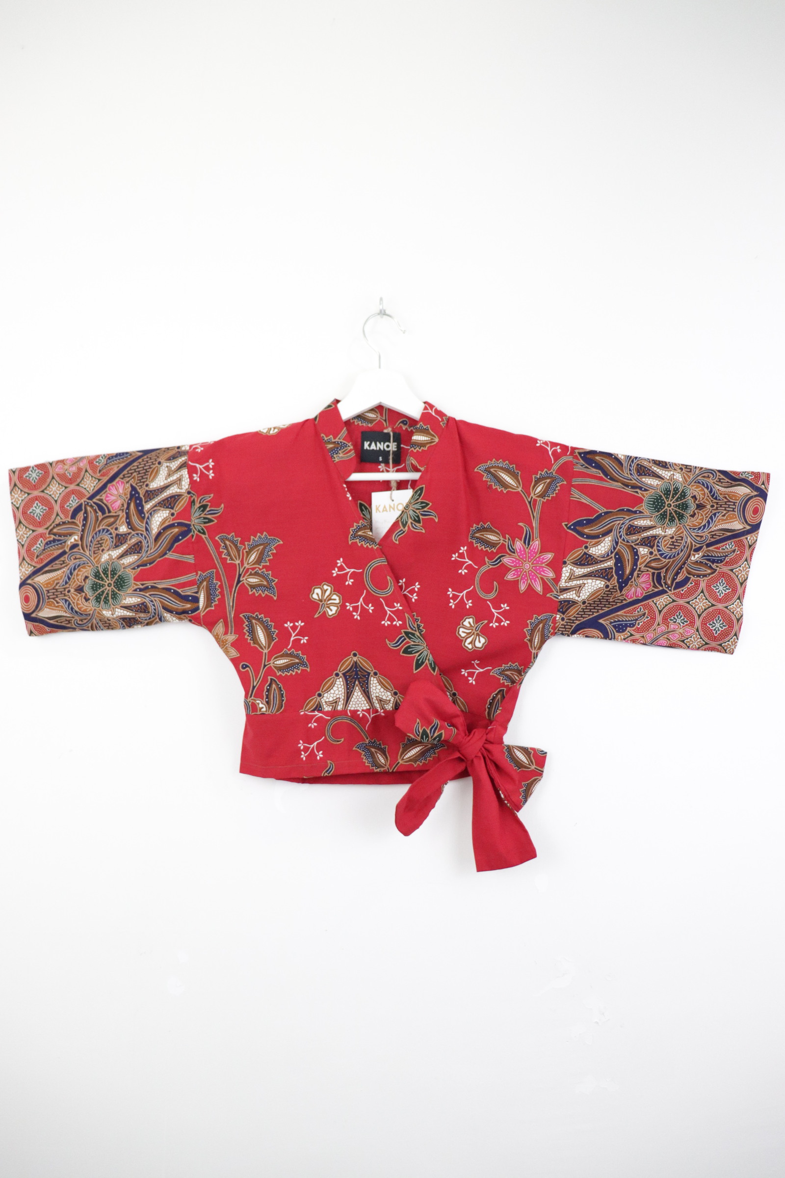 Kimono Wrap Top - Velvet Blaze