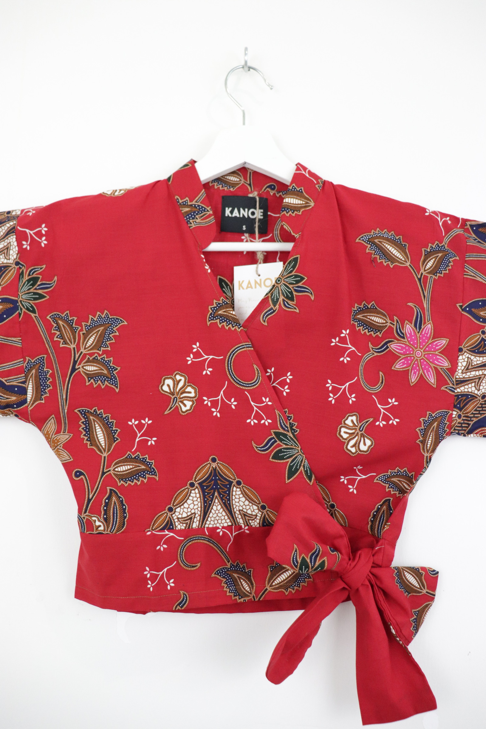 Kimono Wrap Top - Velvet Blaze