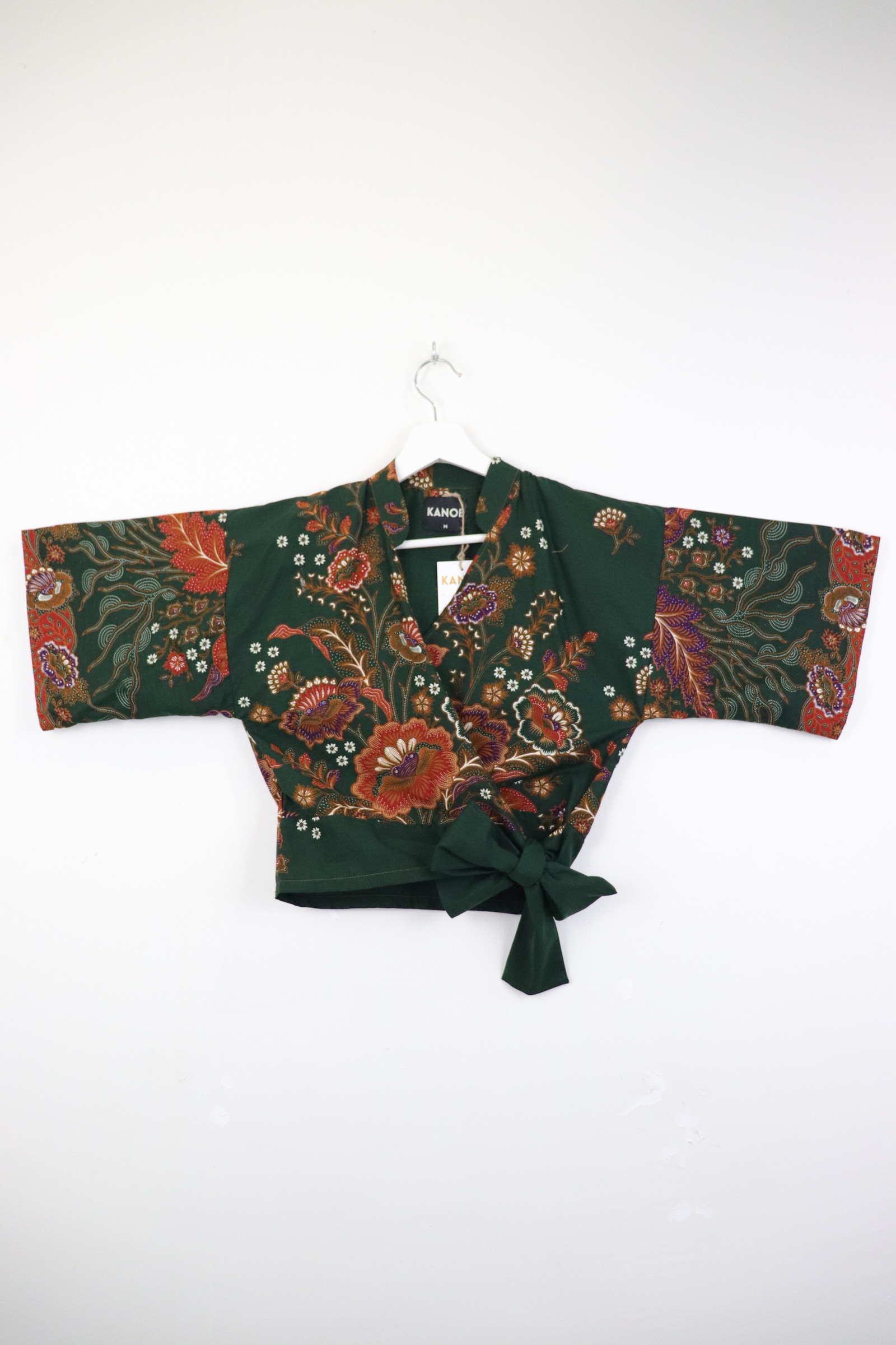 Kimono Wrap Top - Scarlet Flame