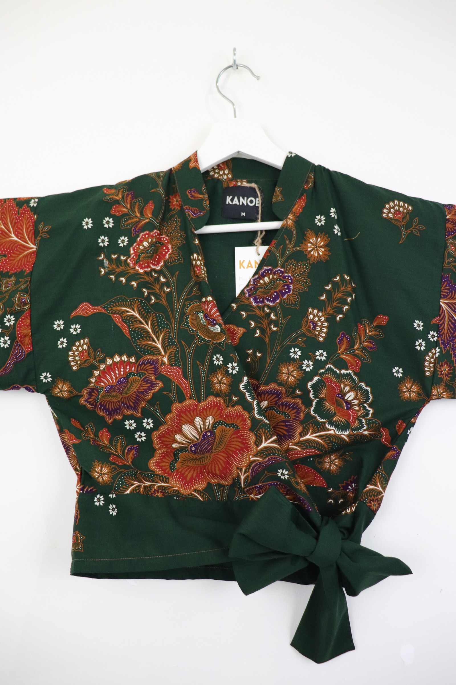 Kimono Wrap Top - Scarlet Flame