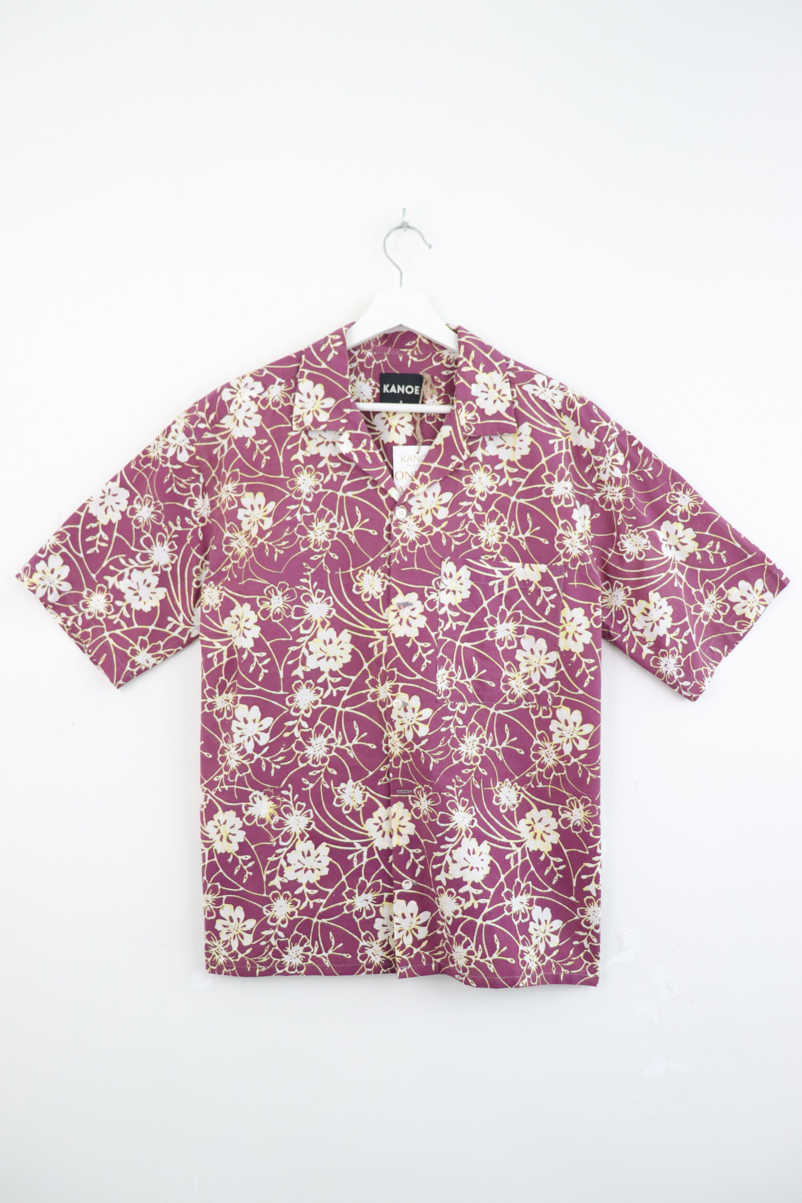 KANOEMEN Handmade Open Collar Batik Shirt - Draven [S]