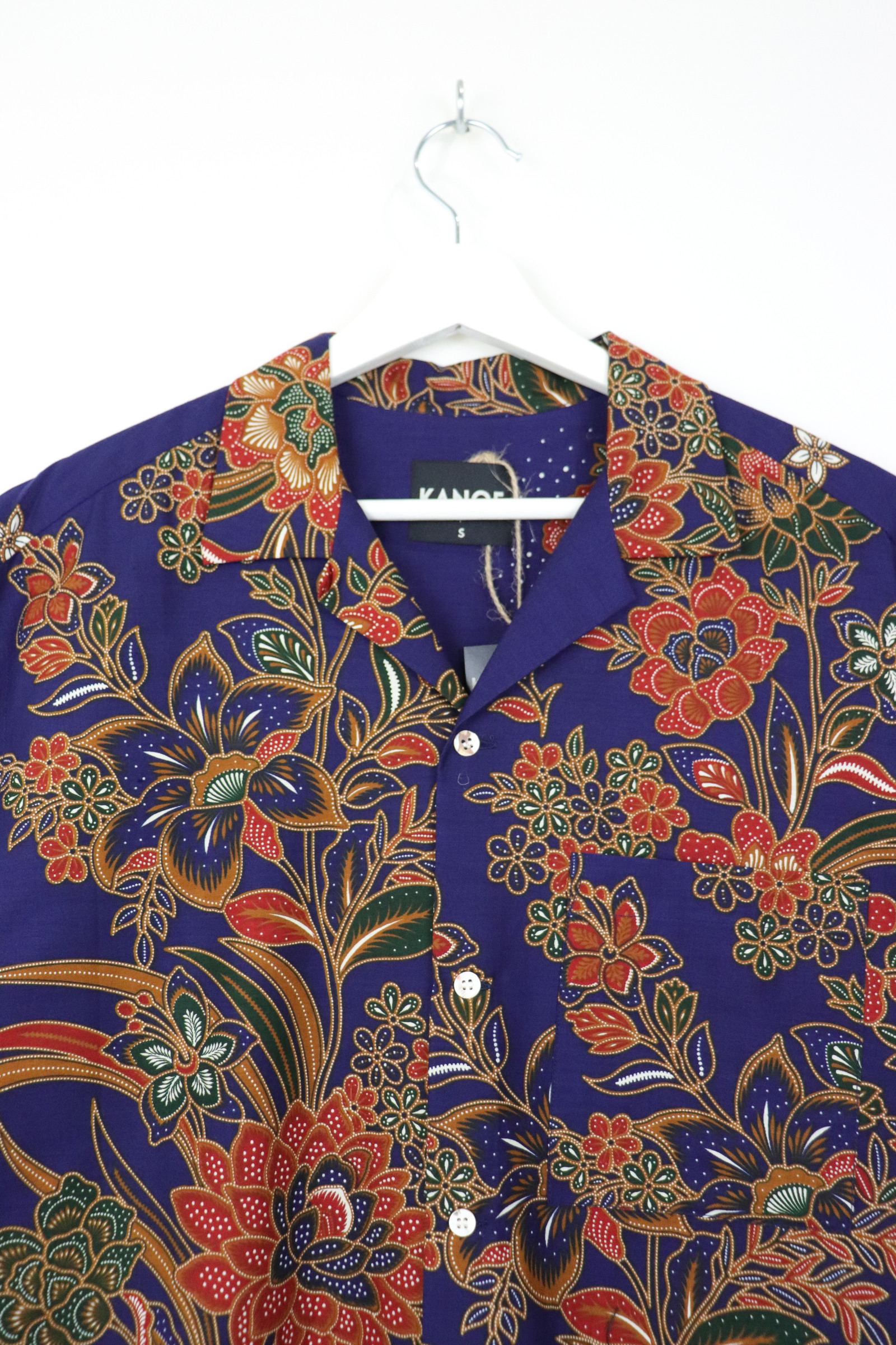 KANOEMEN Open Collar Batik Shirt - Souta 