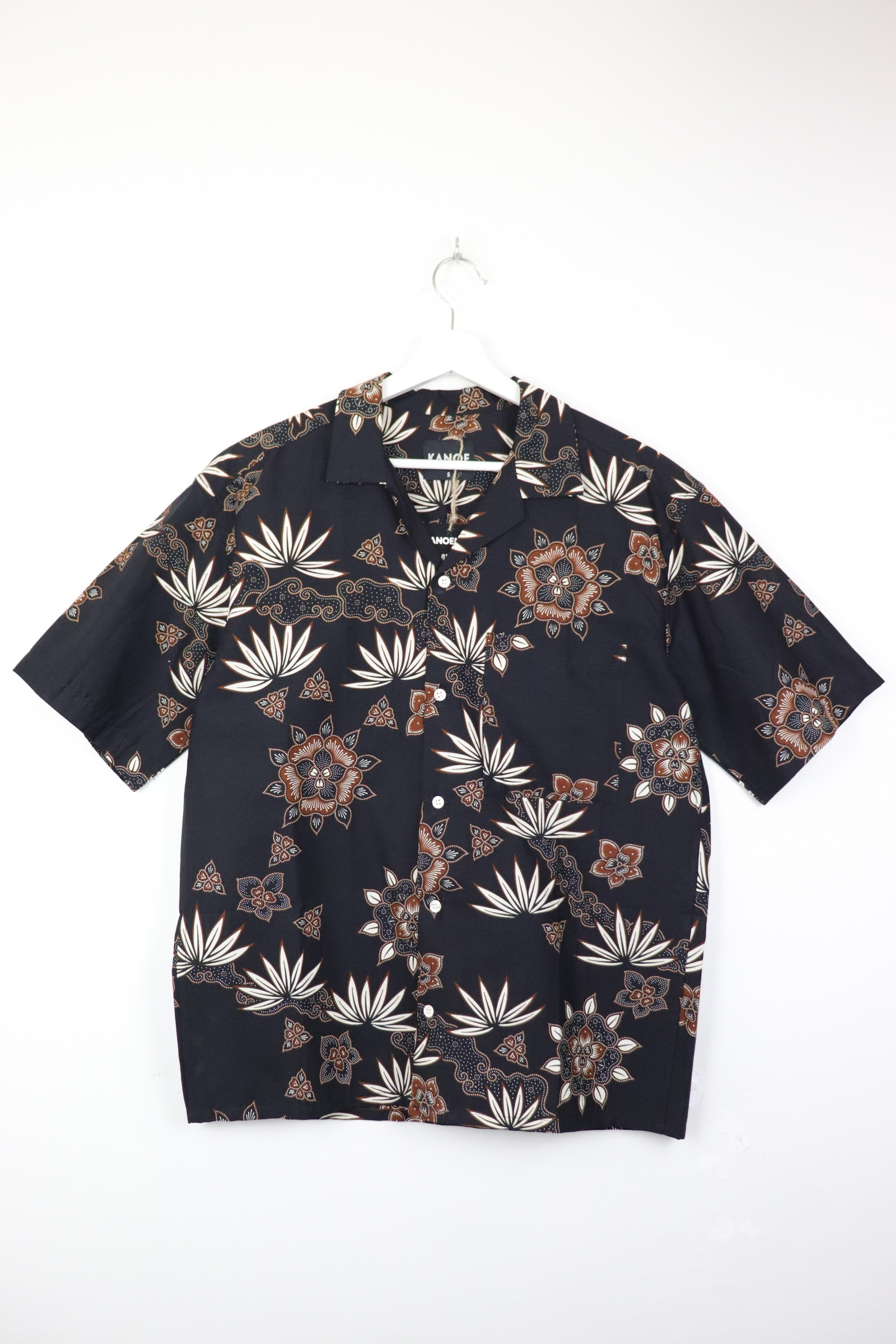 KANOEMEN Open Collar Batik Shirt - Yamiyo [ XL ]