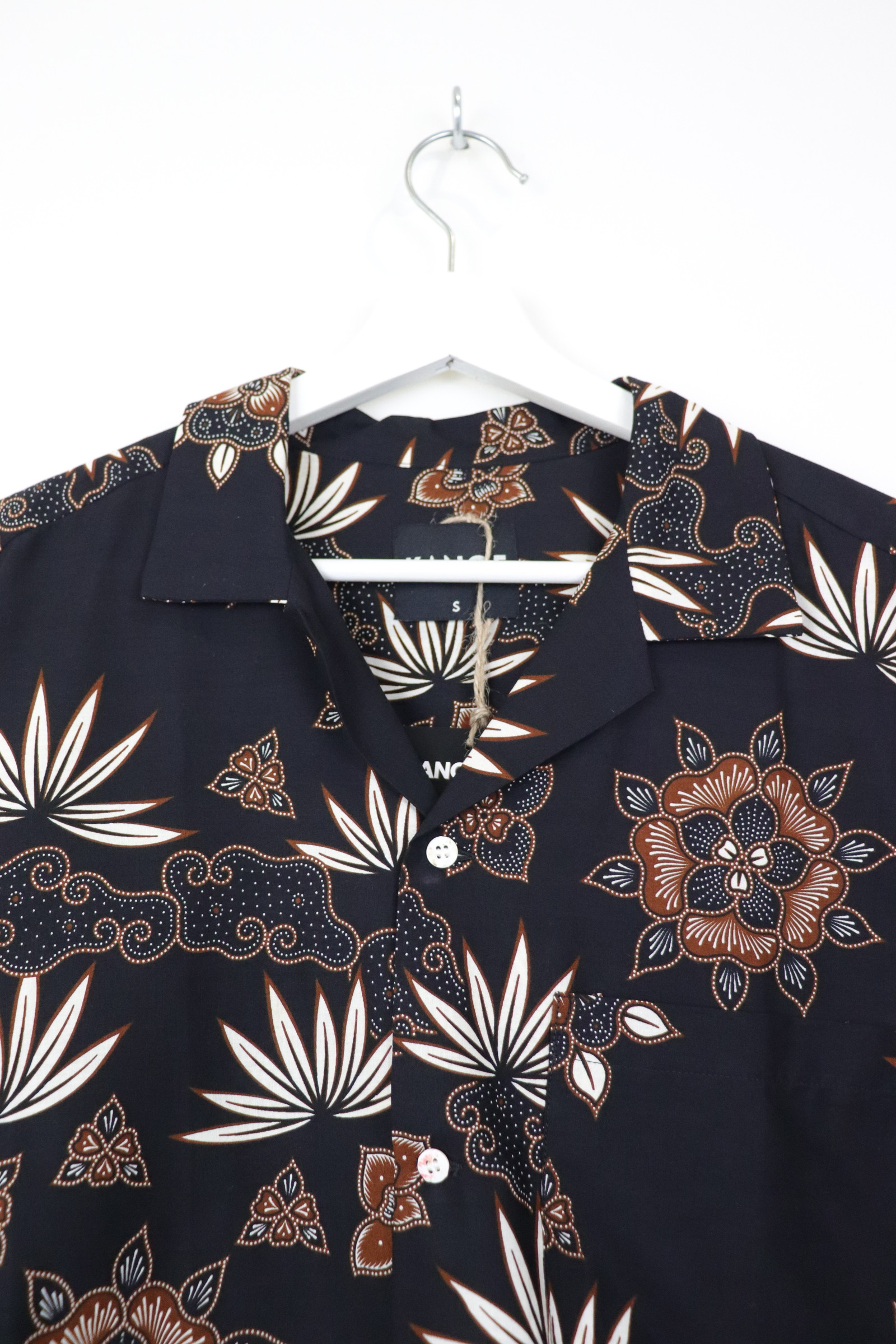 KANOEMEN Open Collar Batik Shirt - Yamiyo [ XL ]