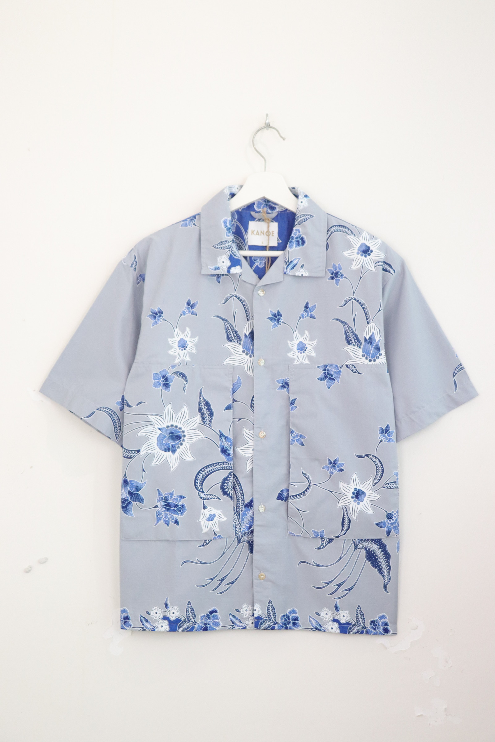 Men's Oversized Pockets Shirt - Seri Ombak 