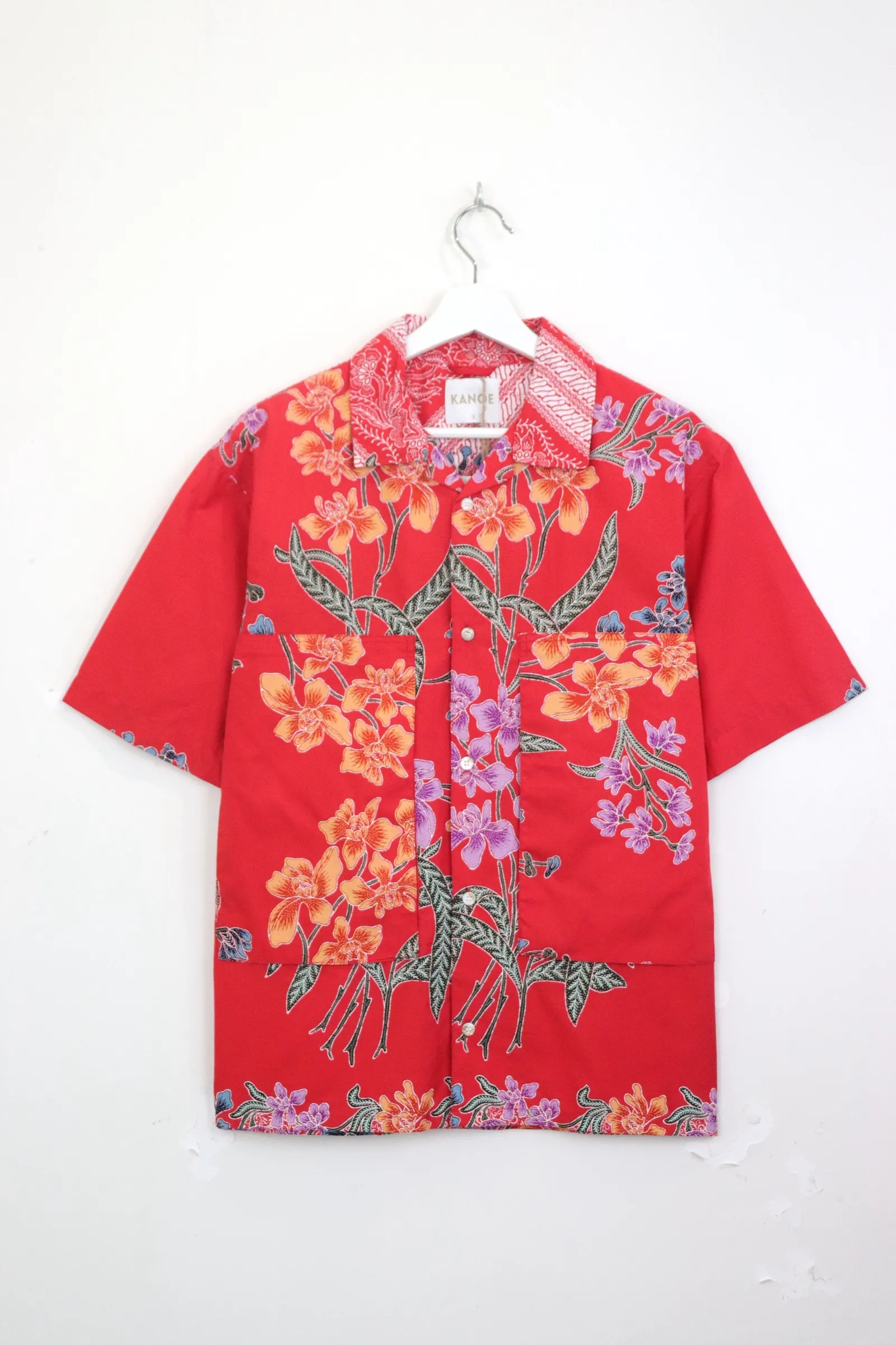 Men's Oversized Pockets Shirt - Sambal Santan