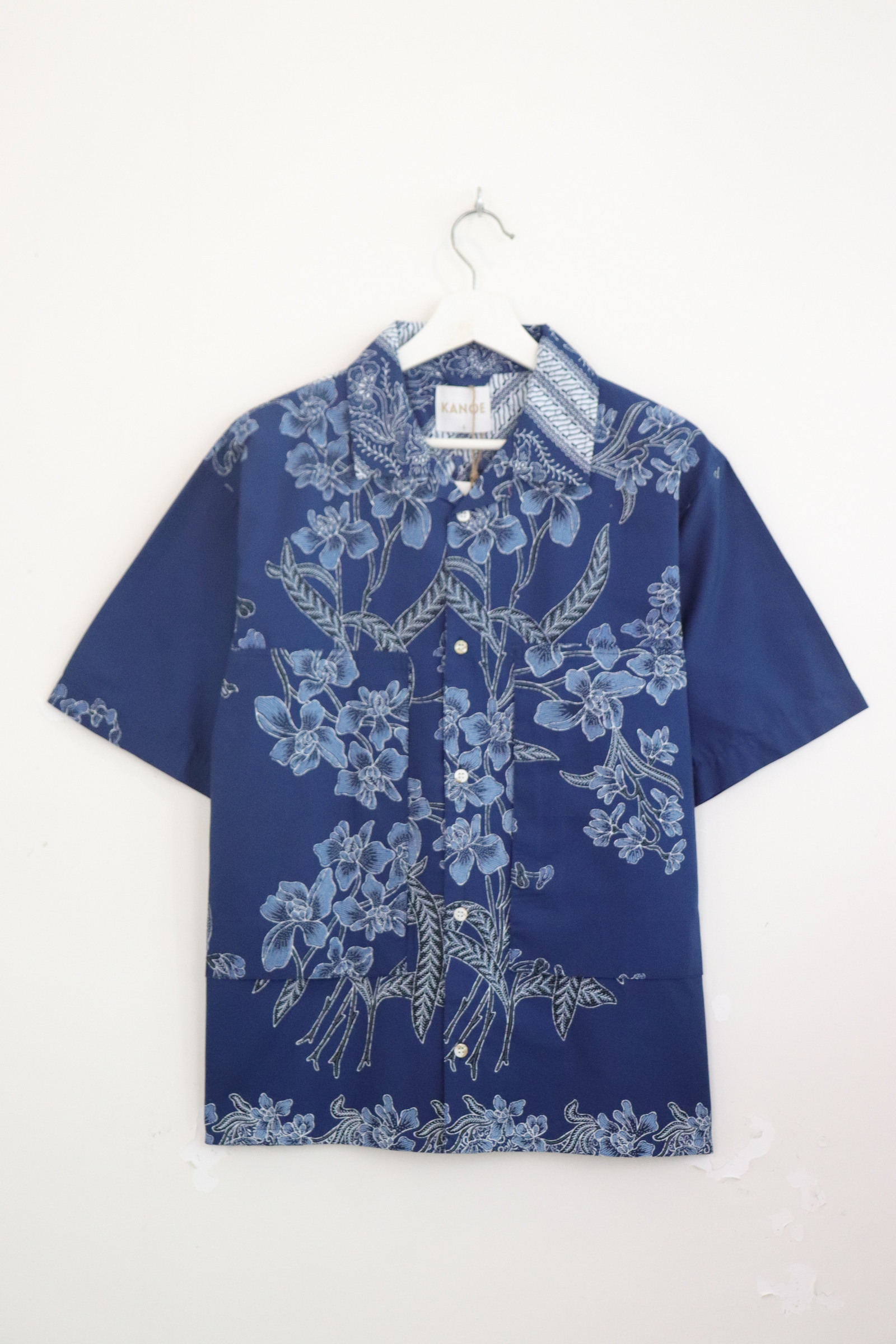 Men's Oversized Pockets Shirt - Kuih Talam