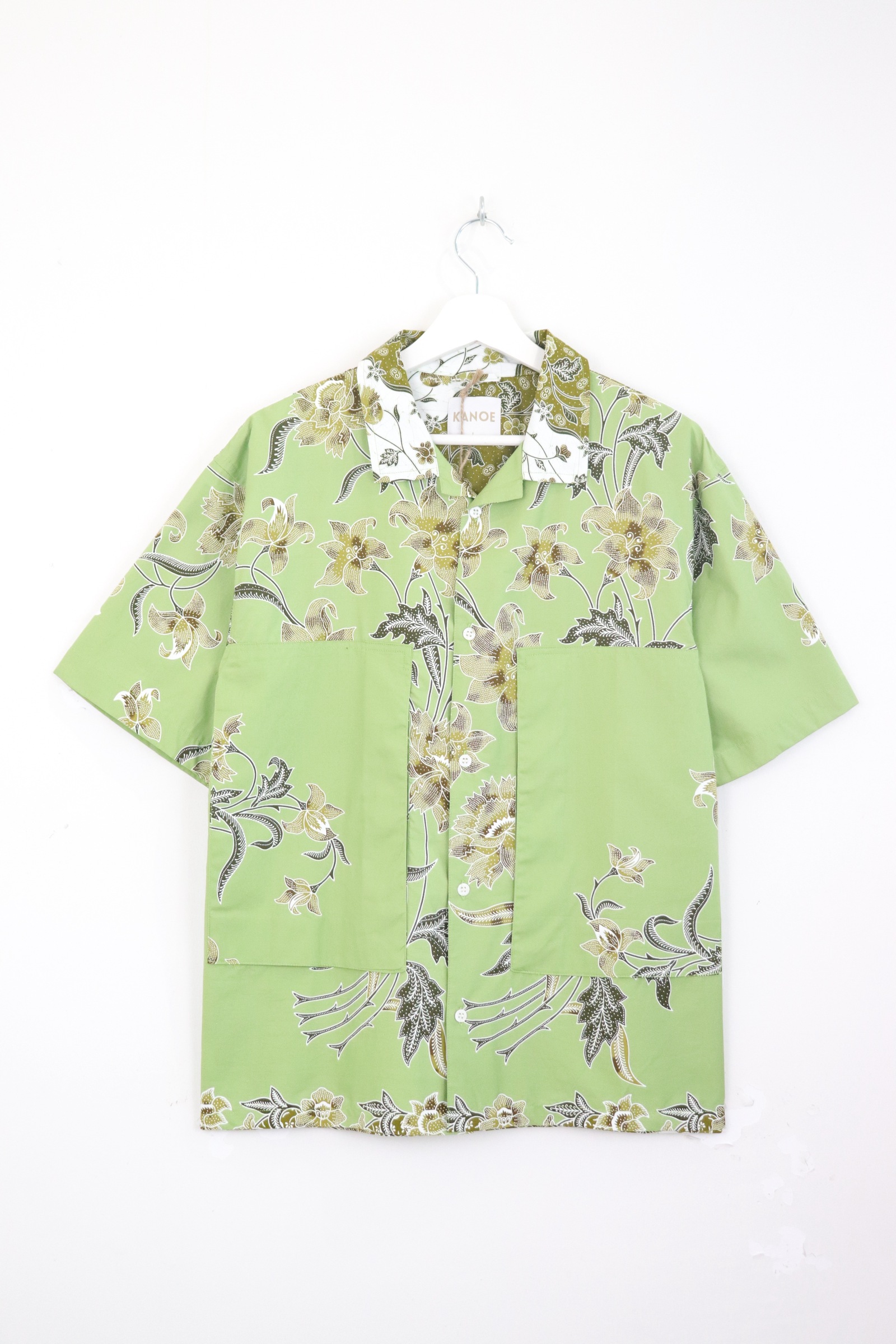 Men's Oversized Pockets Shirt - Onde-Onde