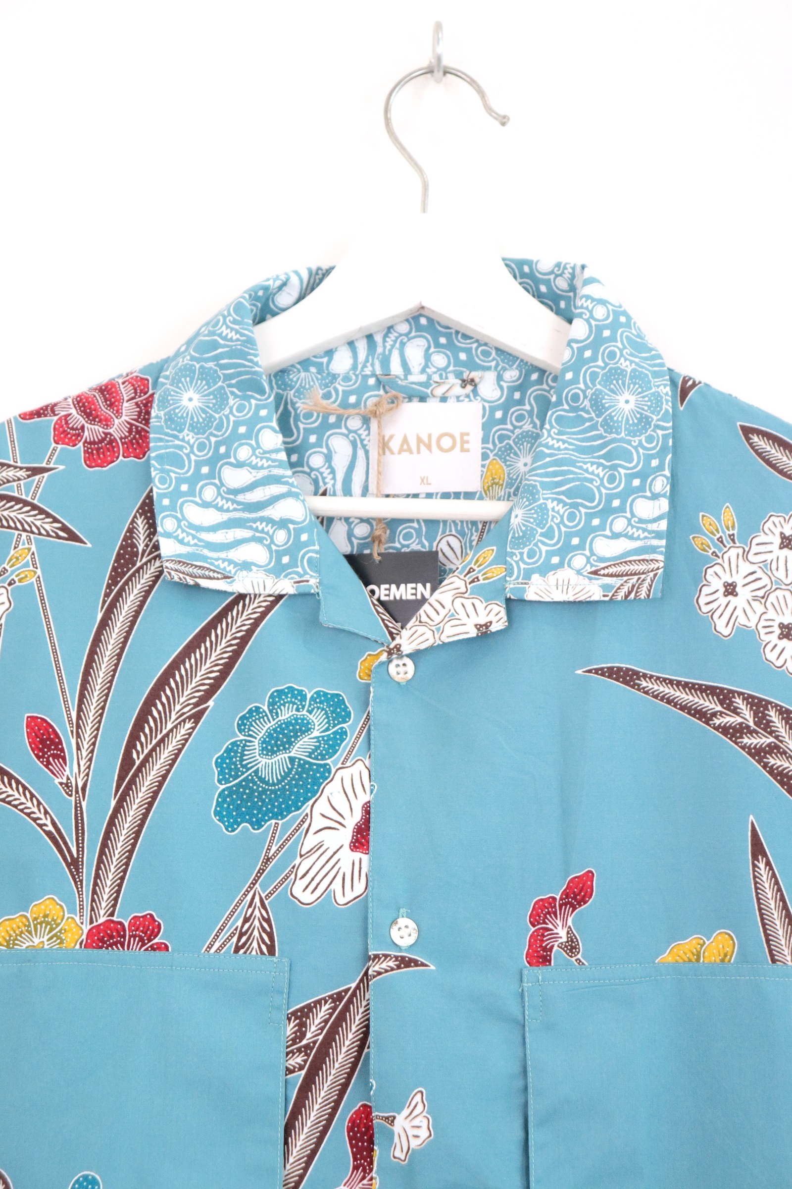 Men's Oversized Pockets Shirt - Telang Delight [ XL ]