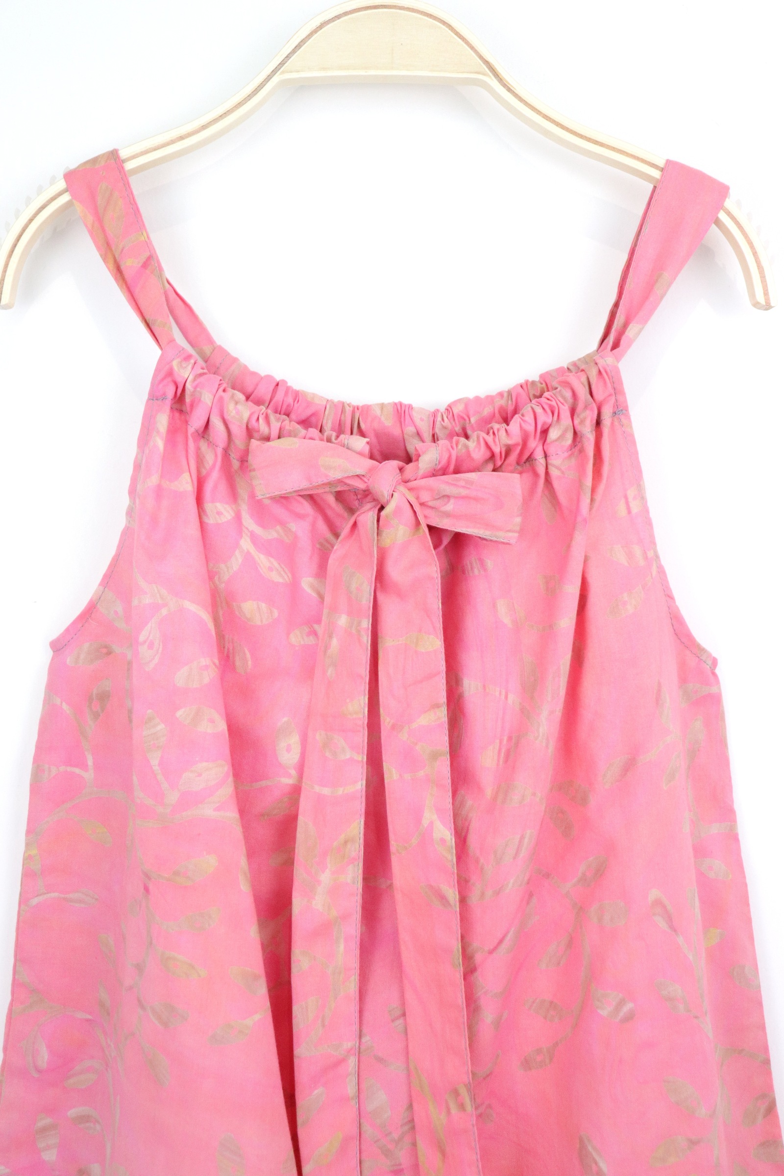 Girl's Drawstring Batik Dress - Rosetta [ Handmade ]