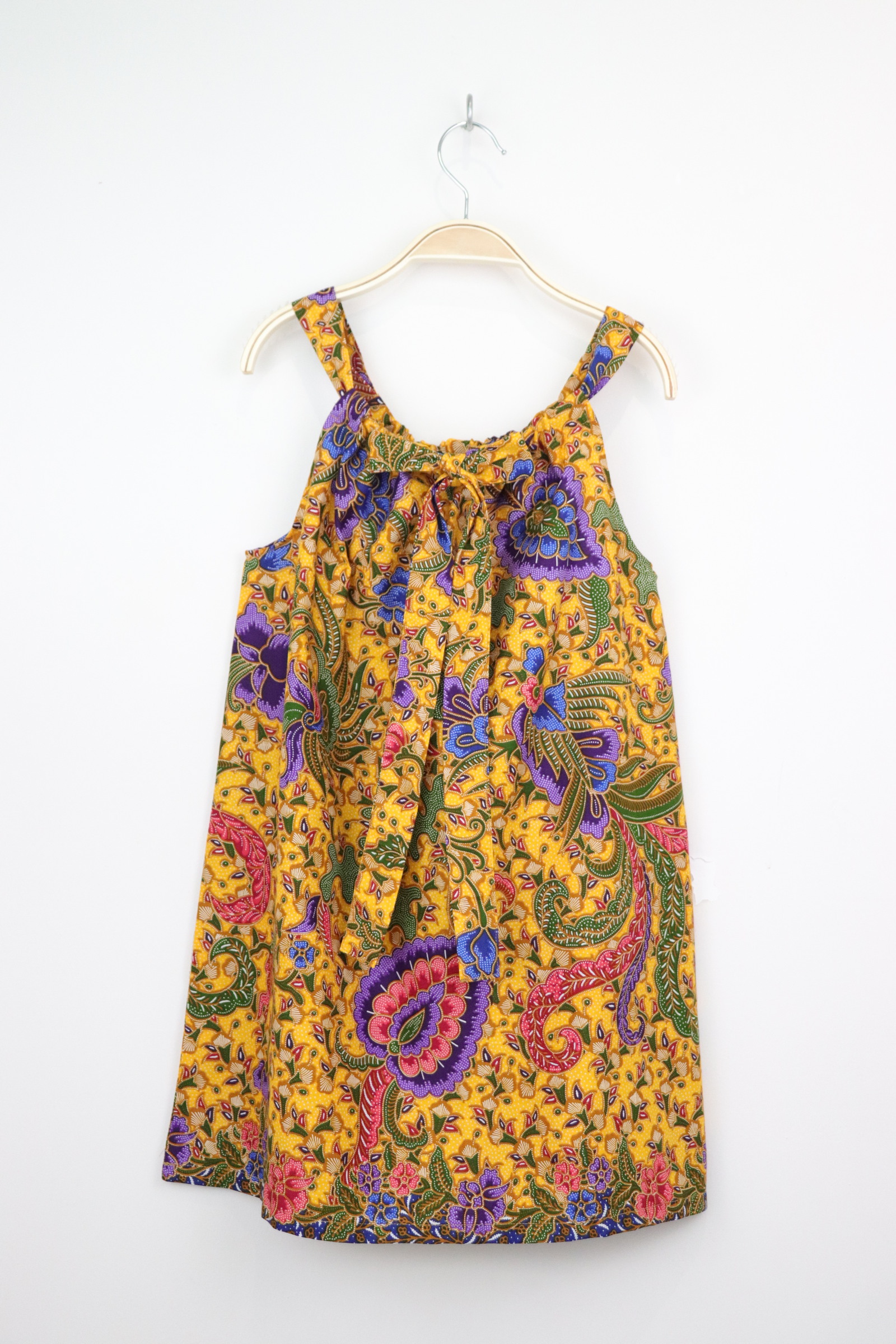 Girl's Drawstring Batik Dress - Belle