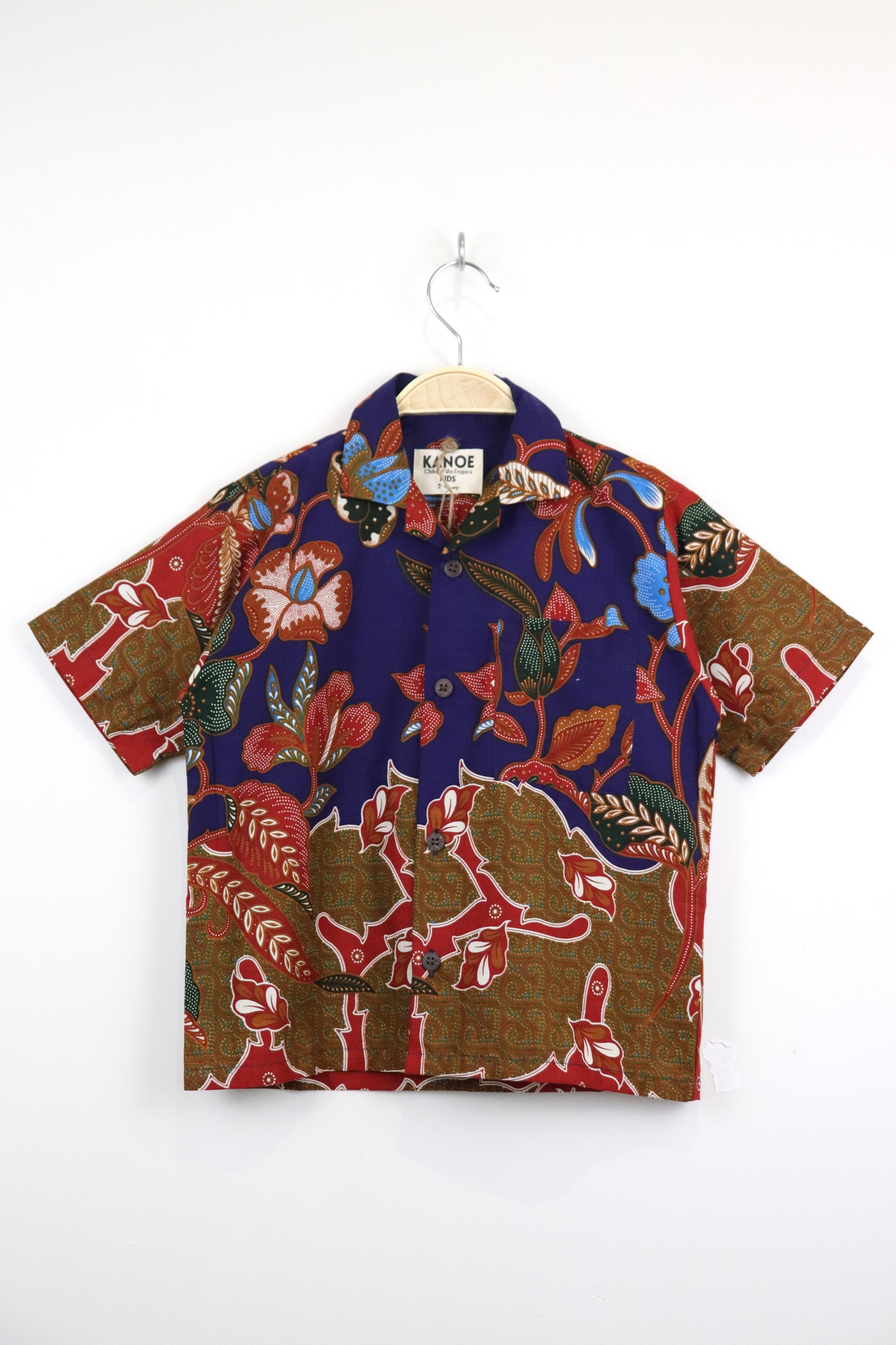 Boy's Open Collar Pocket Shirt - Sailor Joy