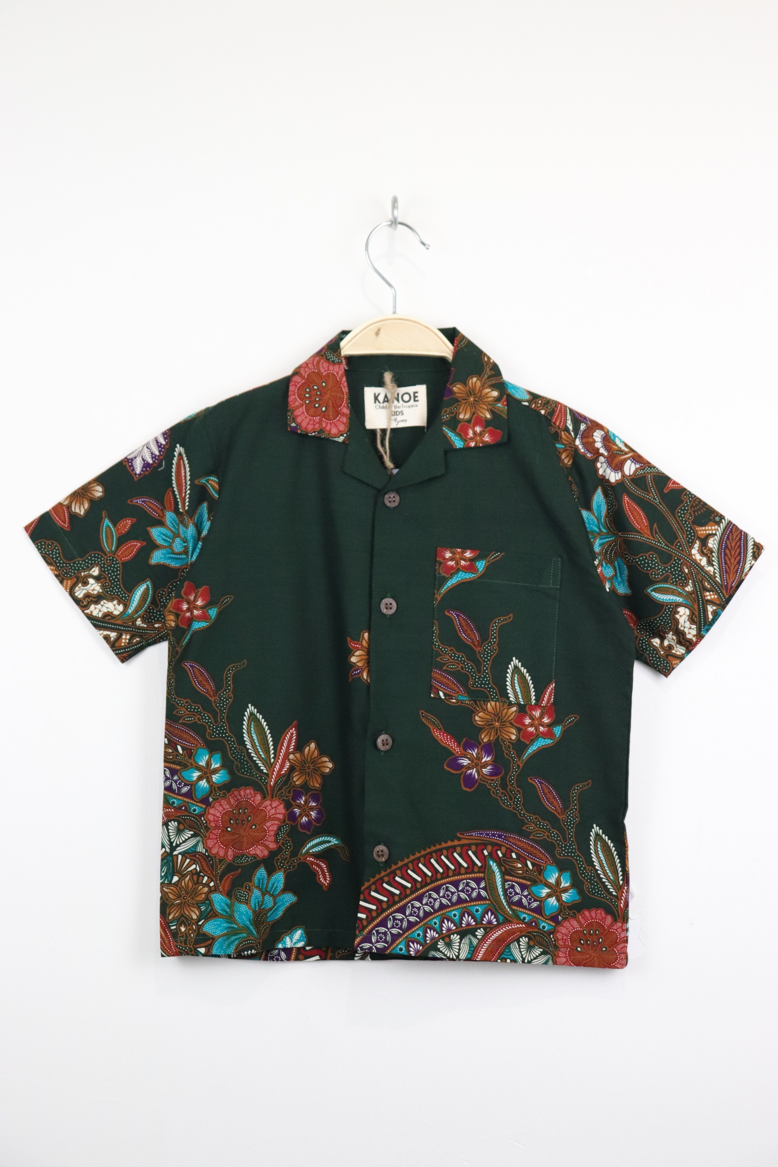 Boy's Open Collar Pocket Shirt - Ciku Chill 