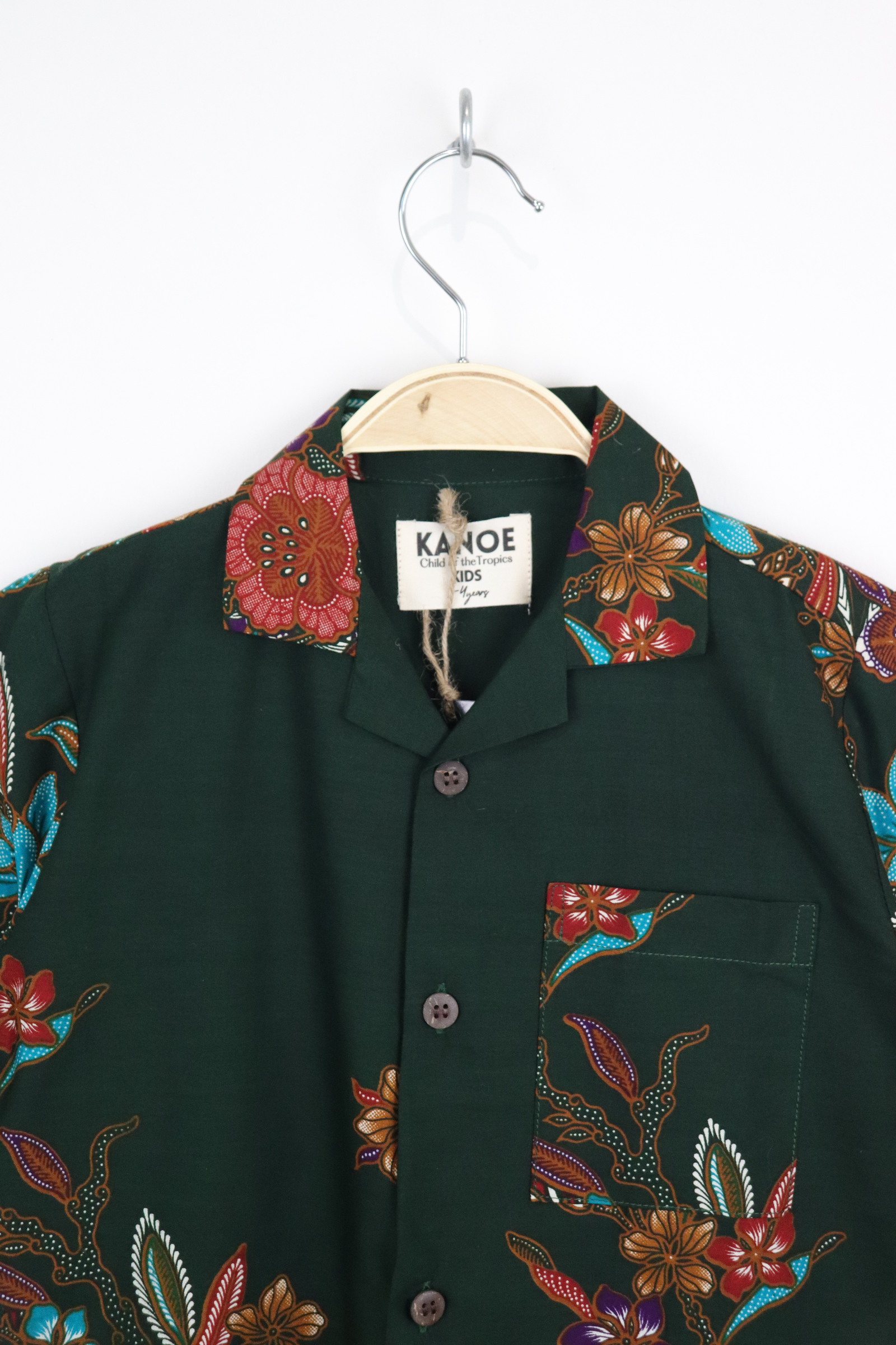Boy's Open Collar Pocket Shirt - Ciku Chill 