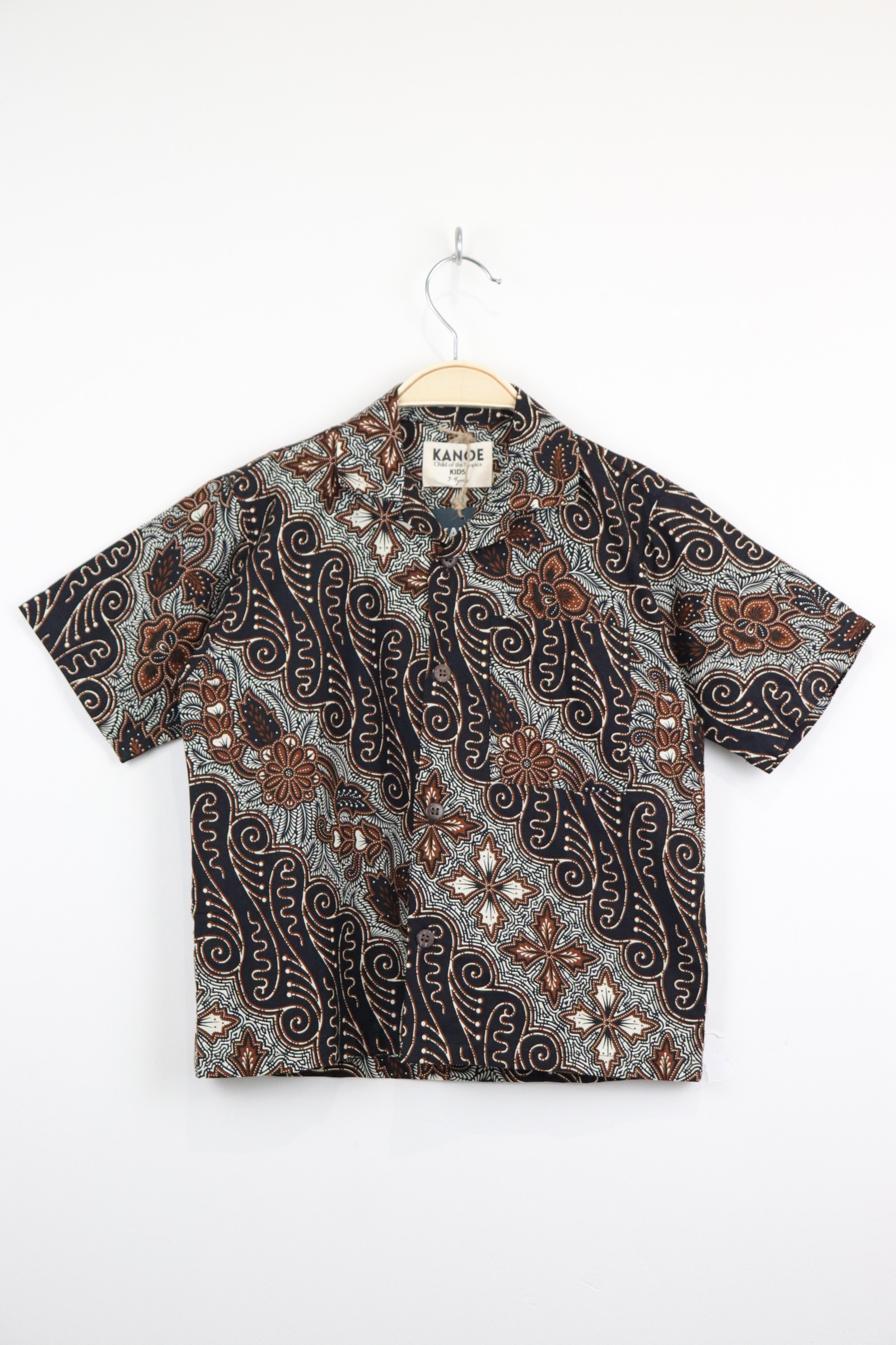 Boy's Open Collar Pocket Shirt - Dusun Dusk