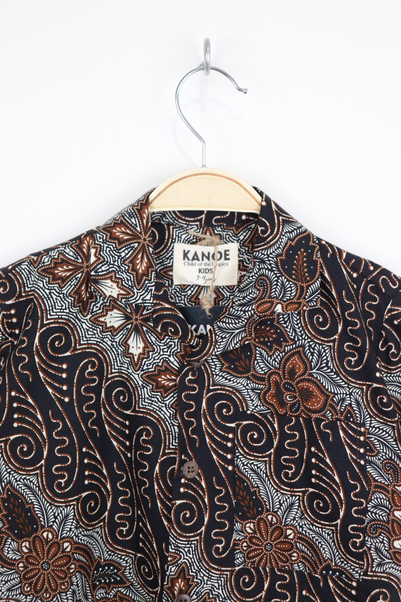 Boy's Open Collar Pocket Shirt - Dusun Dusk