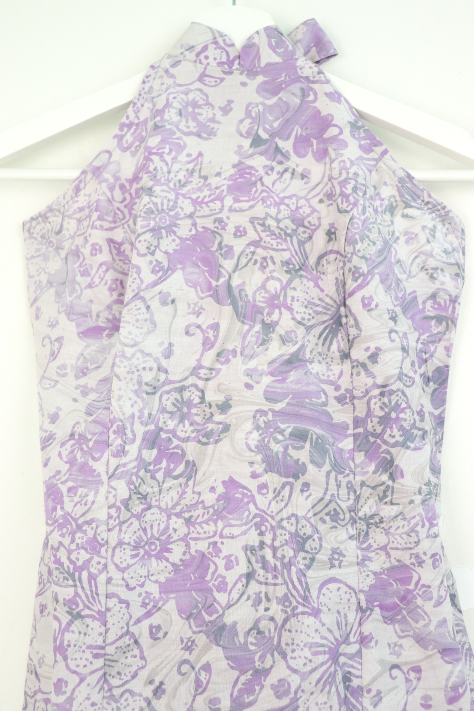 Halter Batik Dress - Orchid Rui [ HandMade ] [ XS ]